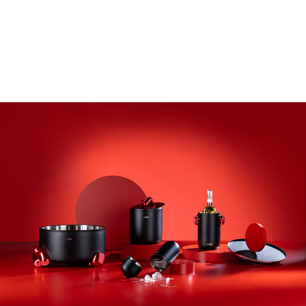 POP ART Weinkühler schwarz