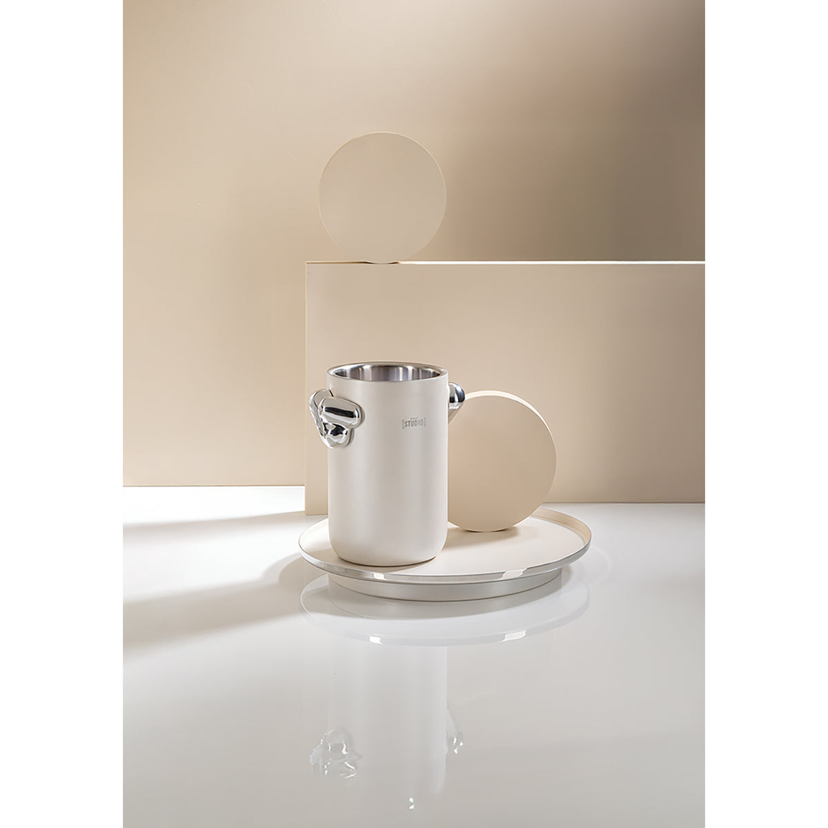 SPACE PEARL Weinkühler creme