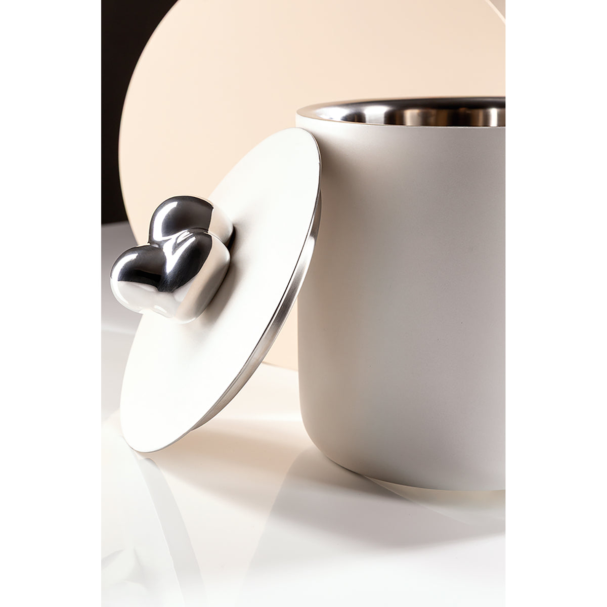SPACE PEARL Eiswürfeleimer creme