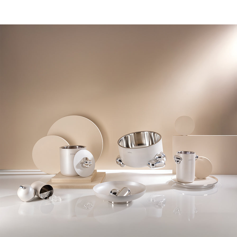 SPACE PEARL Eiswürfeleimer creme