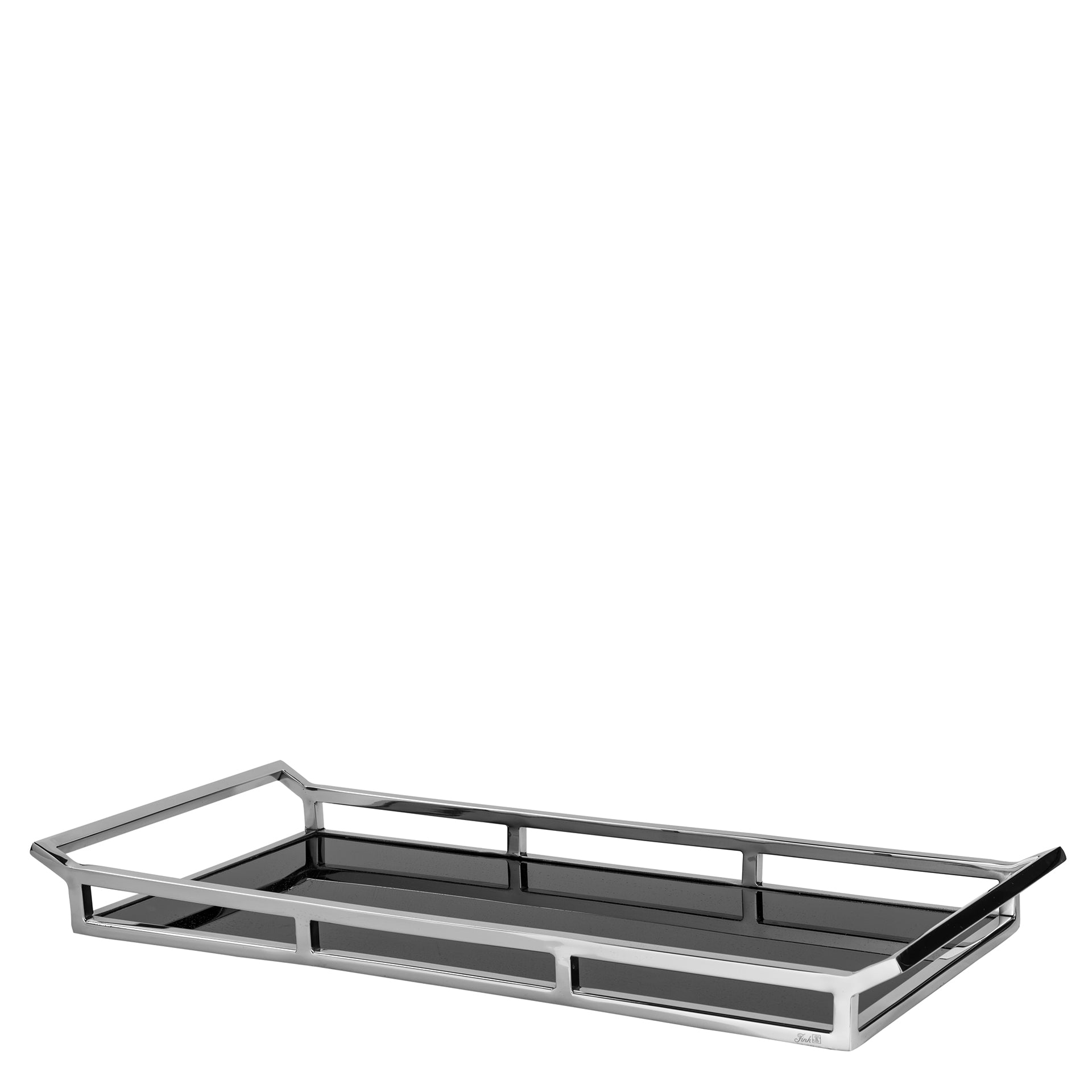 PIANO Tablett silber