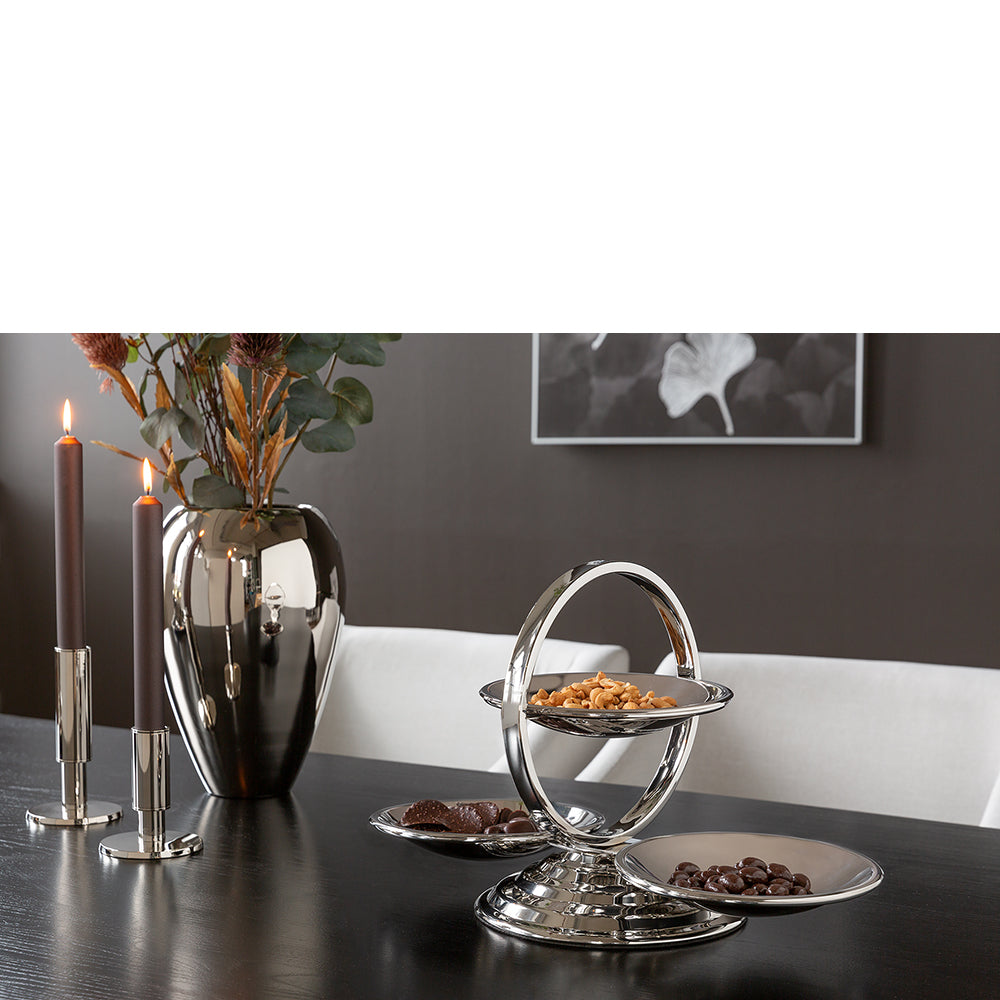 SERVO Etageren silberfarben