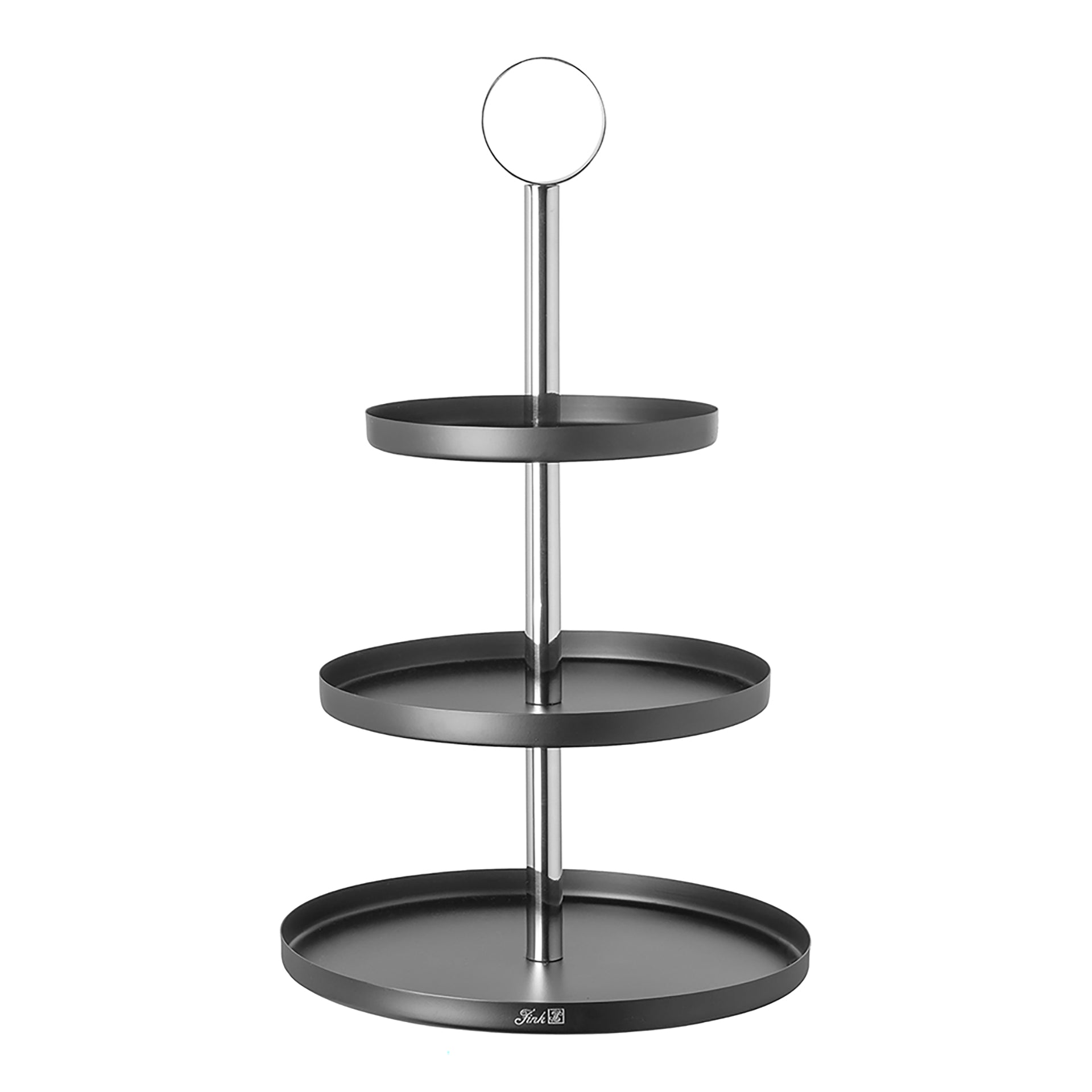 BILBAO 3er Etagere silberfarben