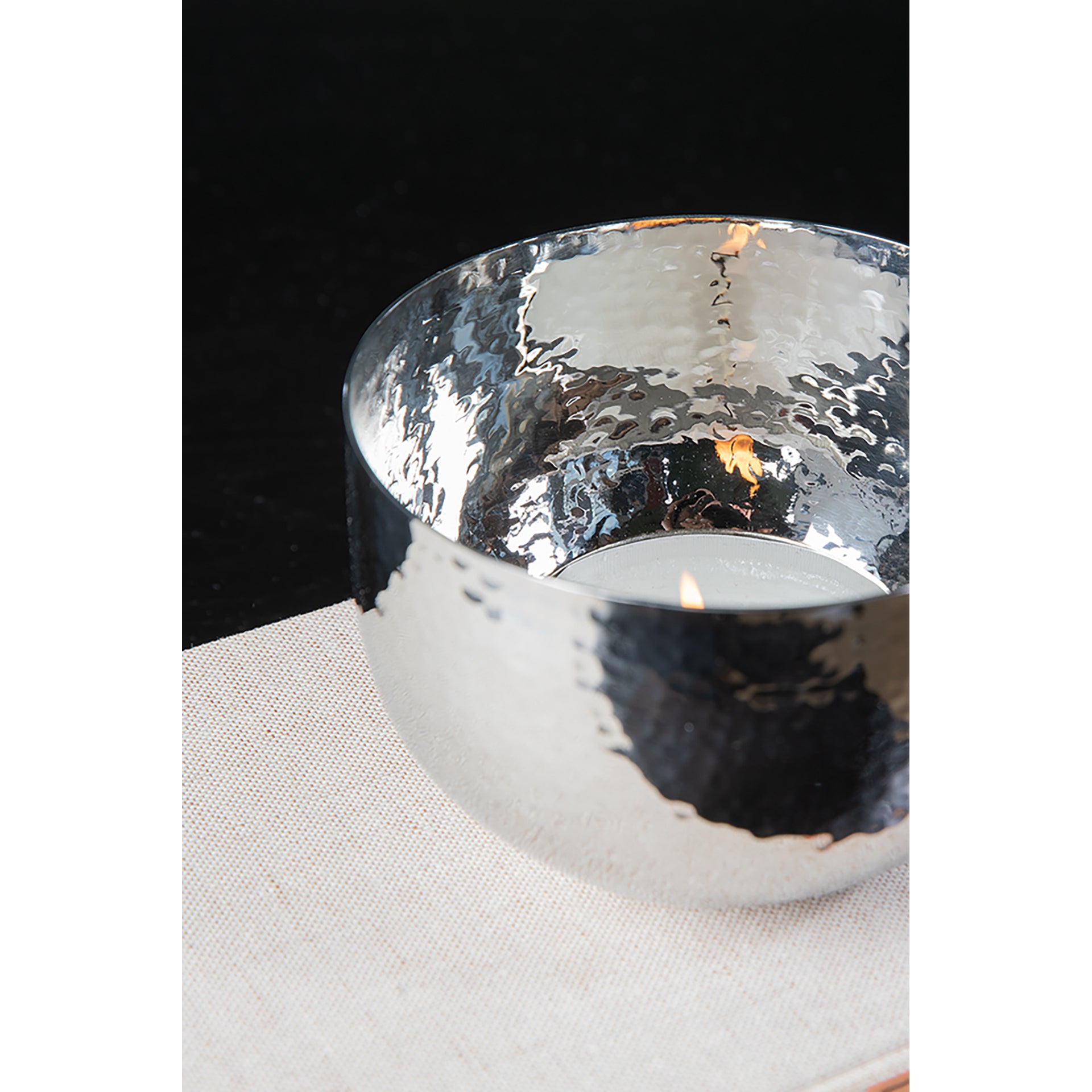 MIRTA Schale silberfarben