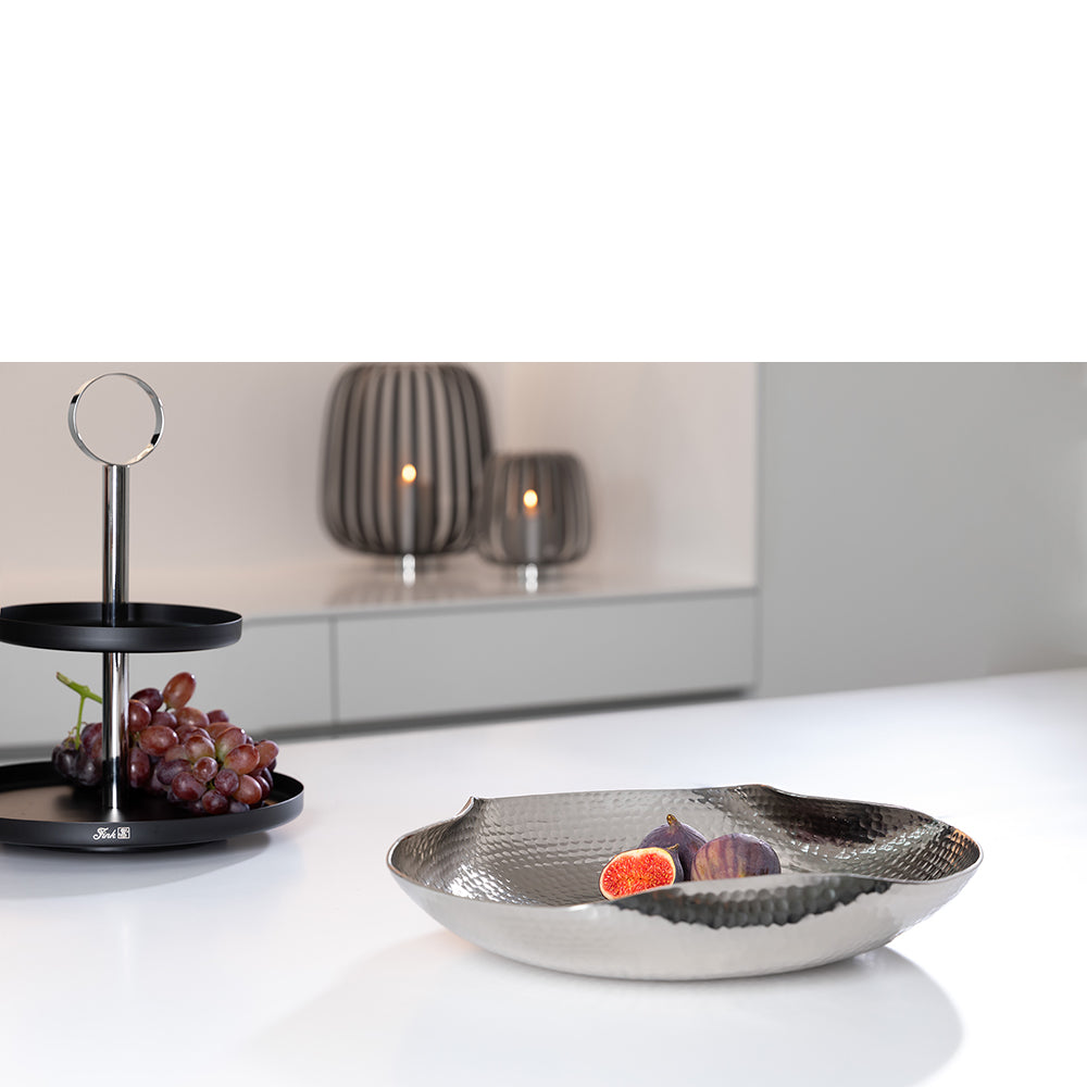 SHADOW Schale silberfarben