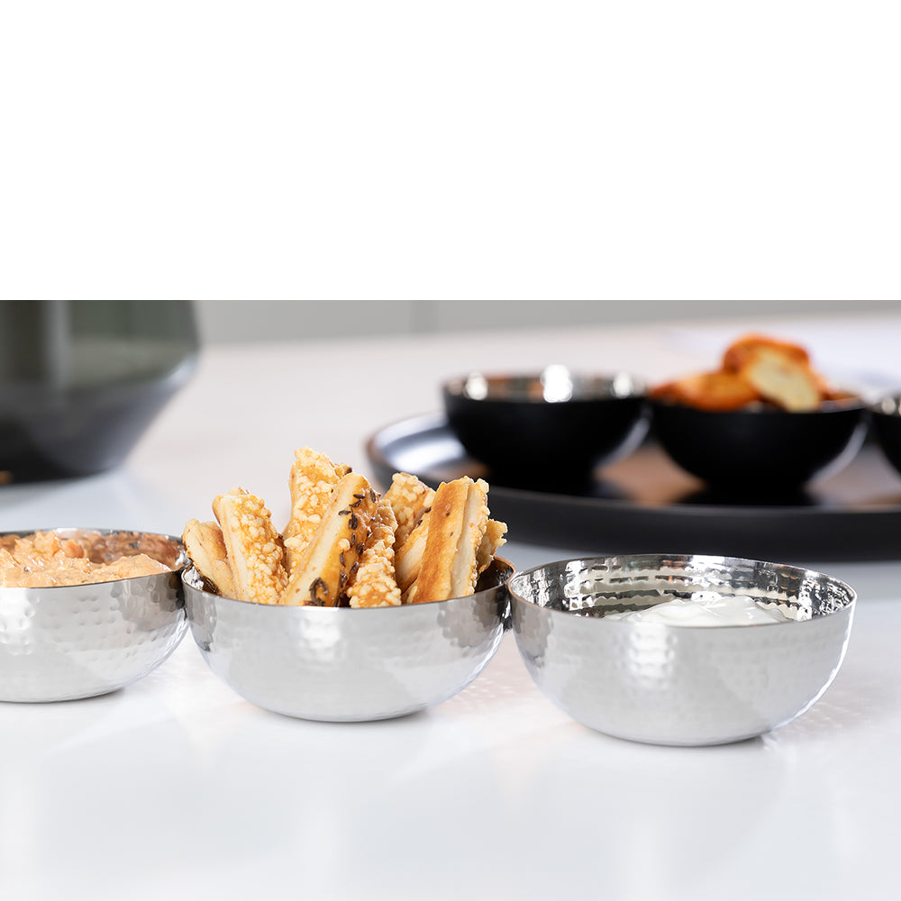 PICCA 3er Schalen silberfarben