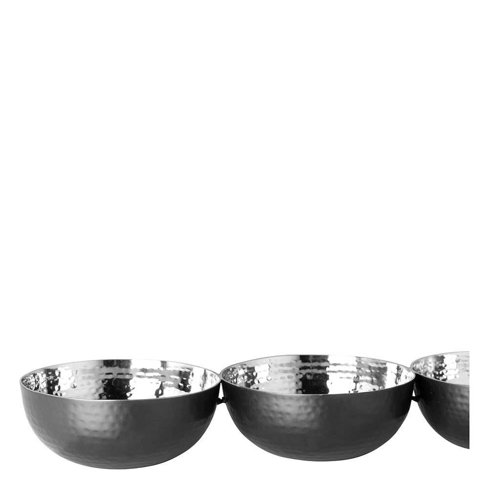 PICCA 3er Schalen silberfarben
