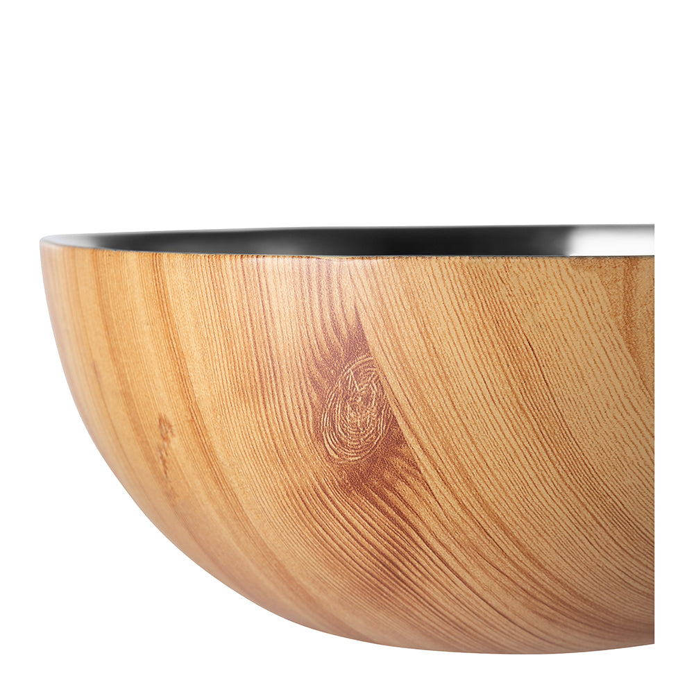 TIMBER Schale silberfarben