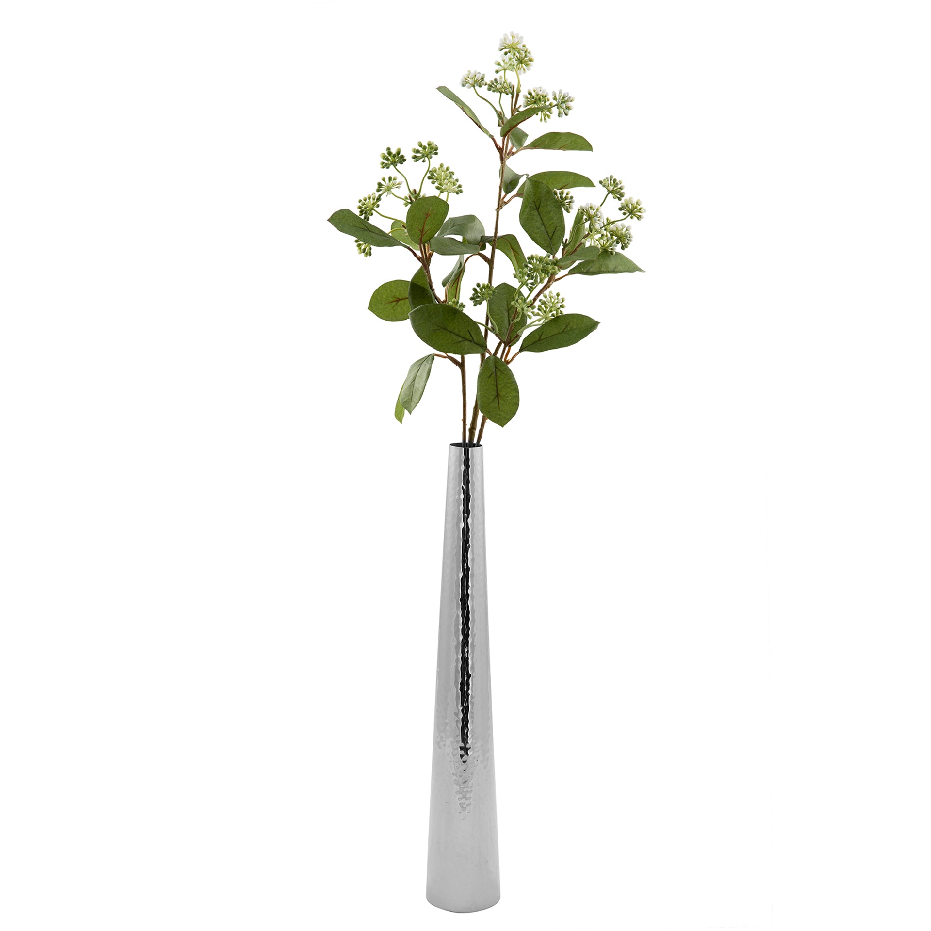 CUBA Vase silberfarben