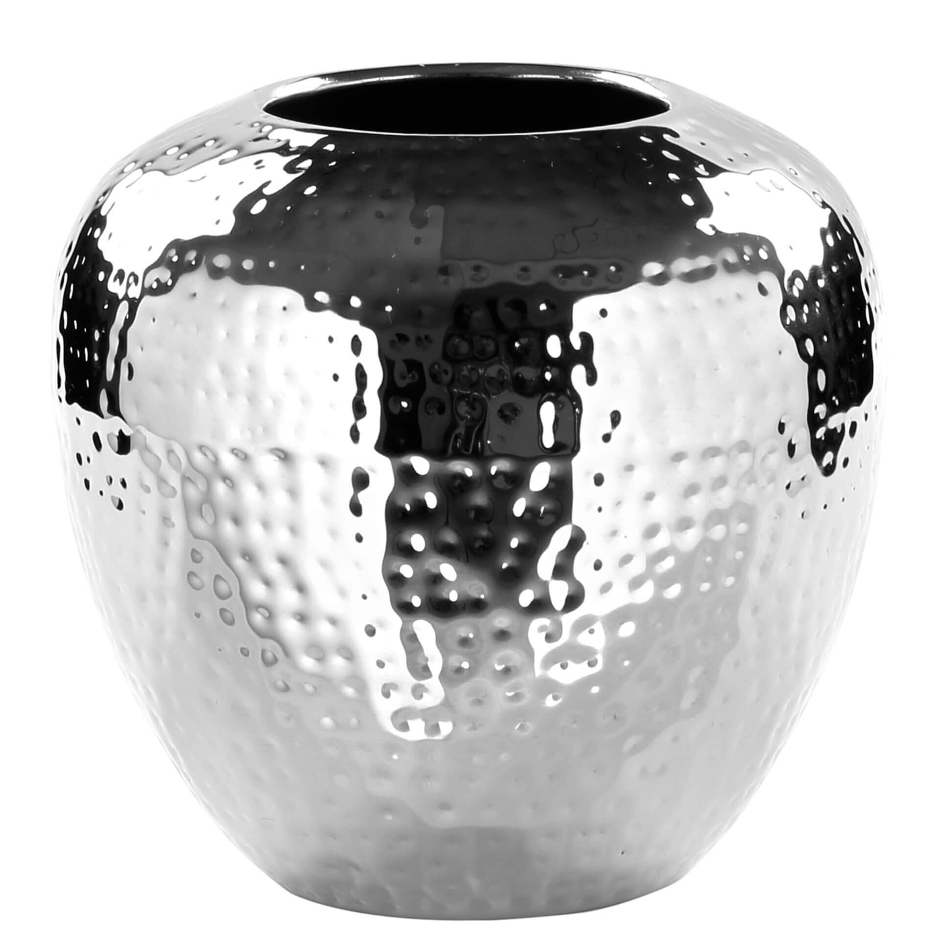 LOSONE Vase silberfarben