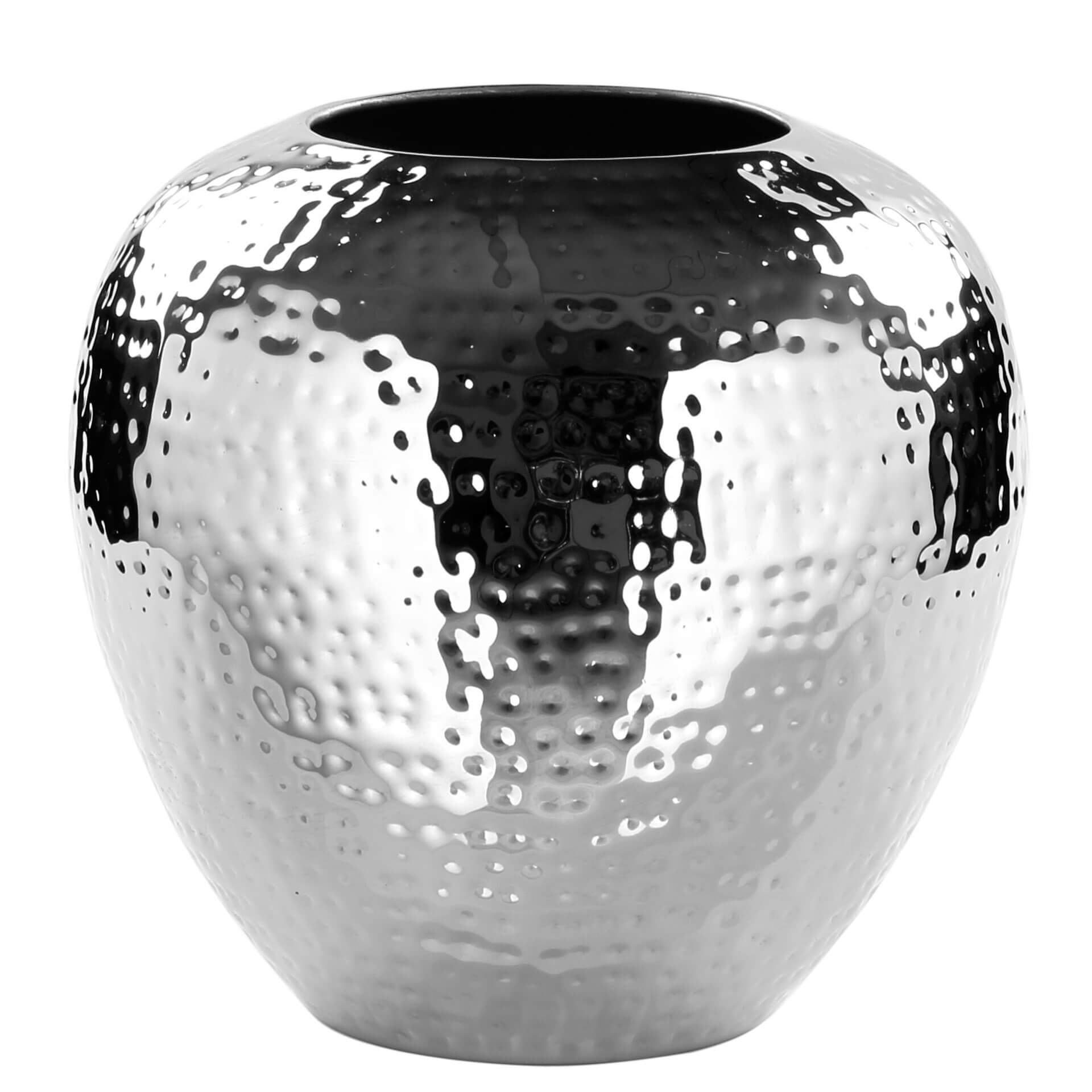 LOSONE Vase silberfarben