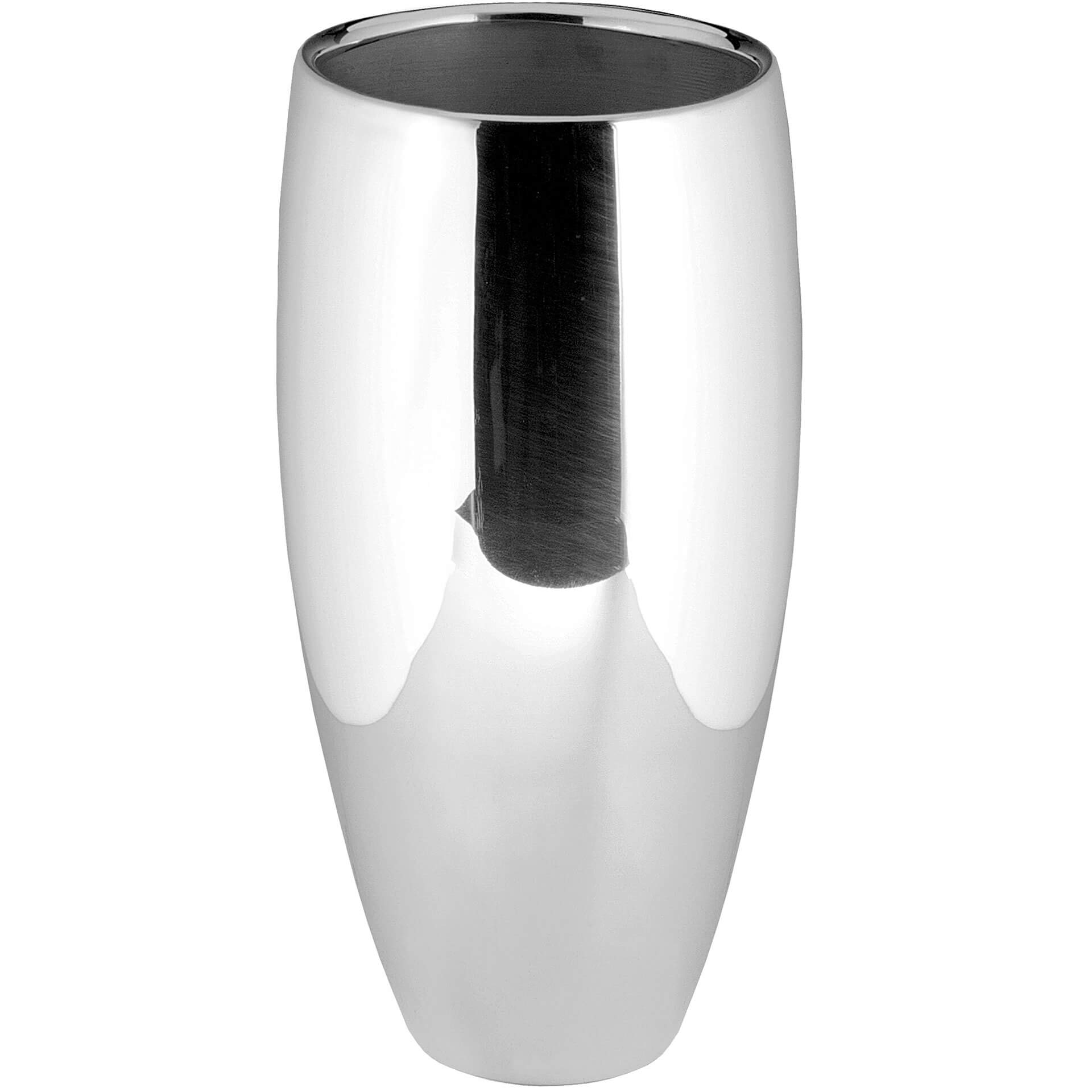 AFRICA Vase silberfarben