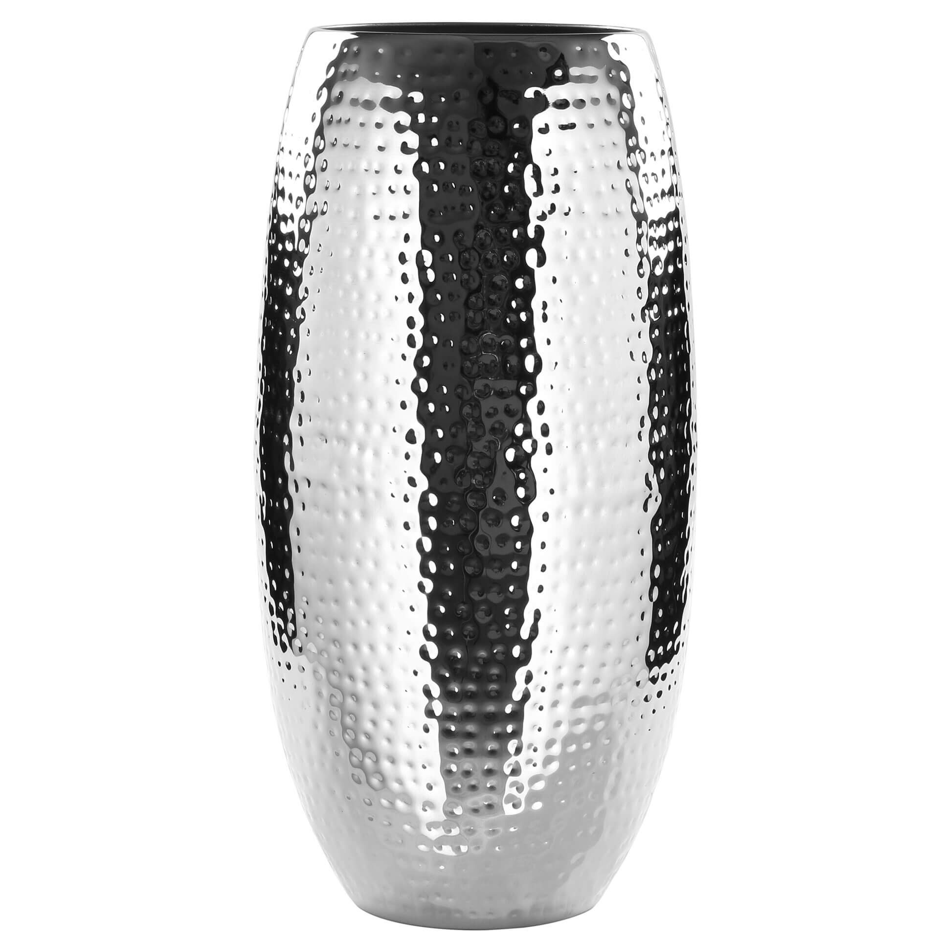 AFRICA Vase silberfarben