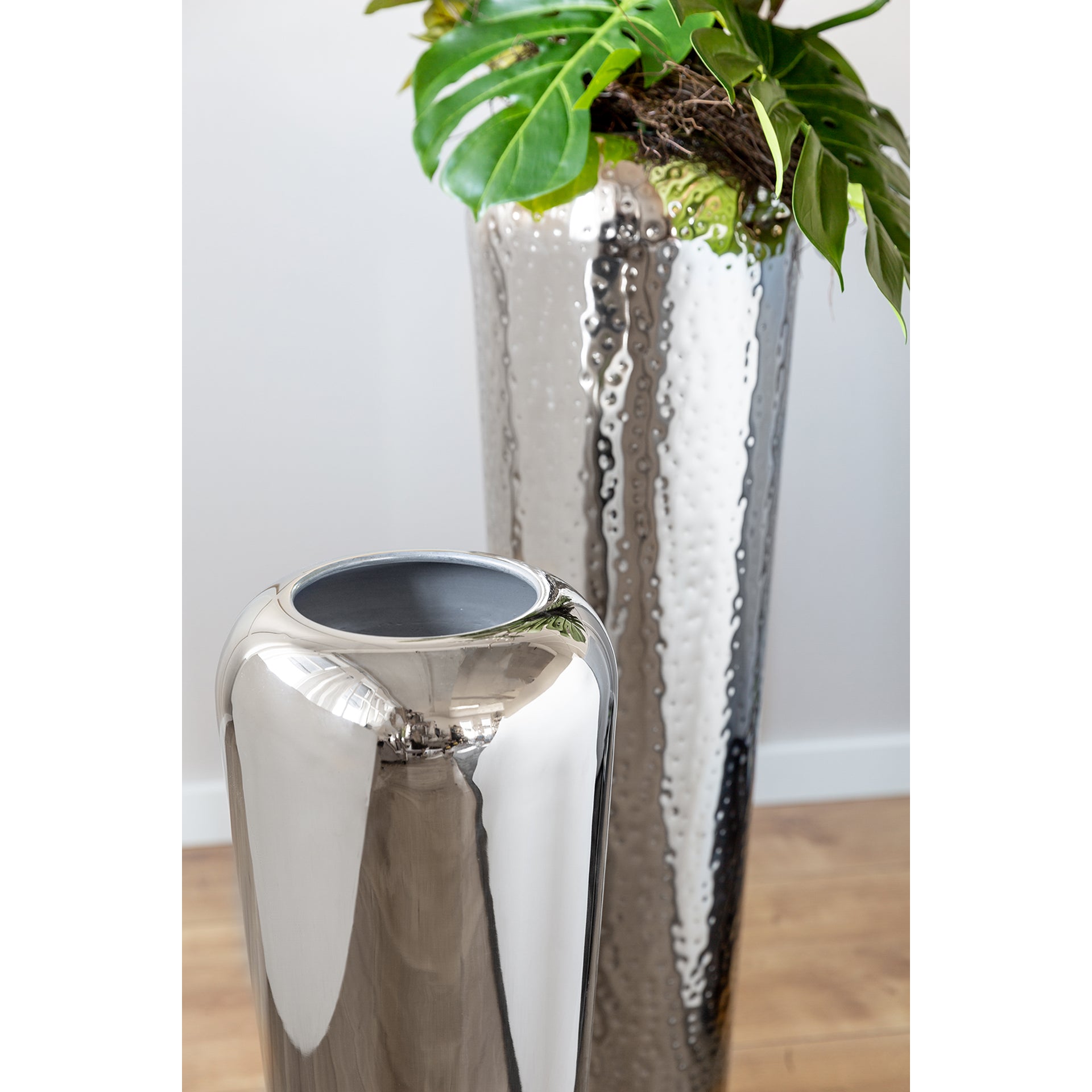 TUTZI Vase silberfarben