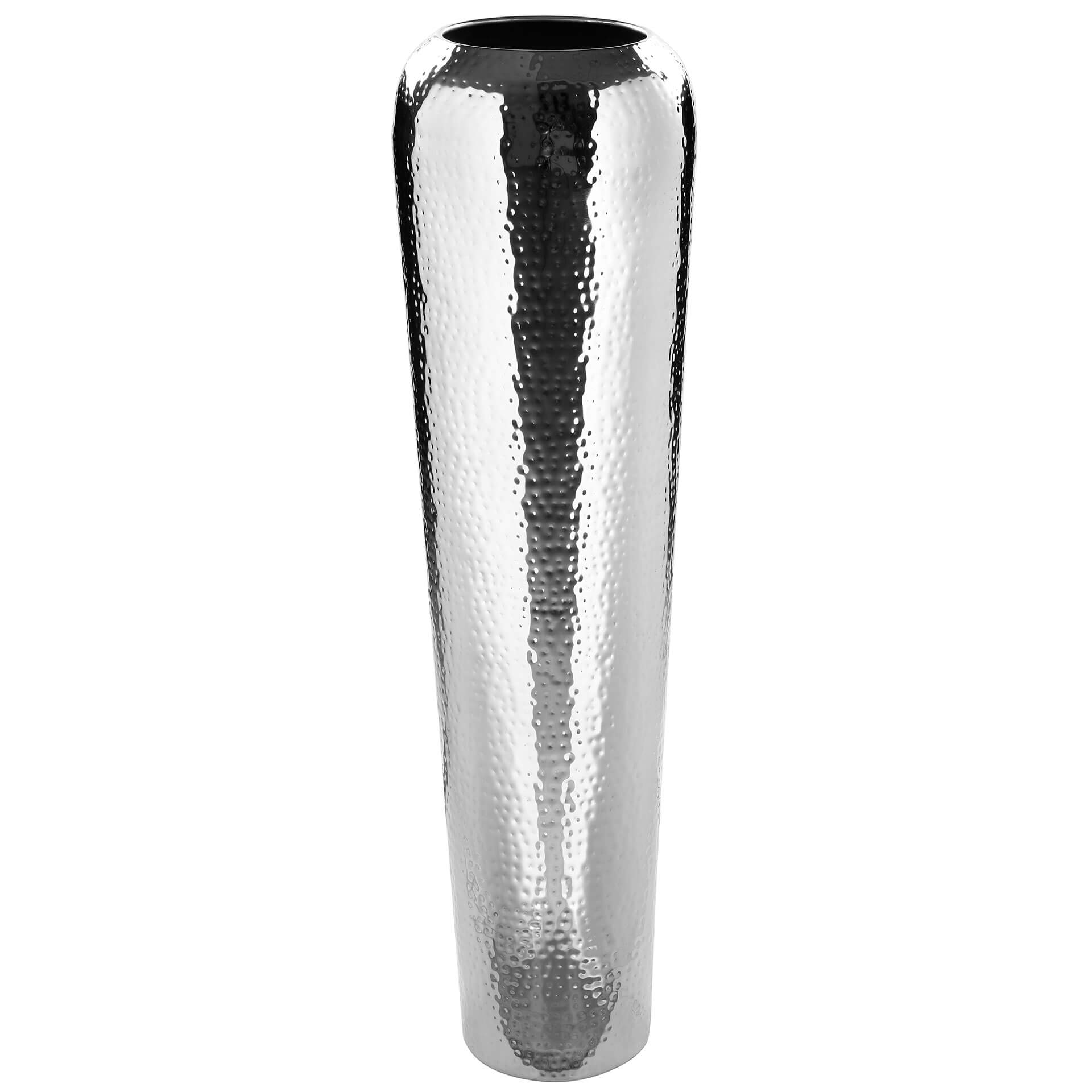 TUTZI Bodenvase silberfarben