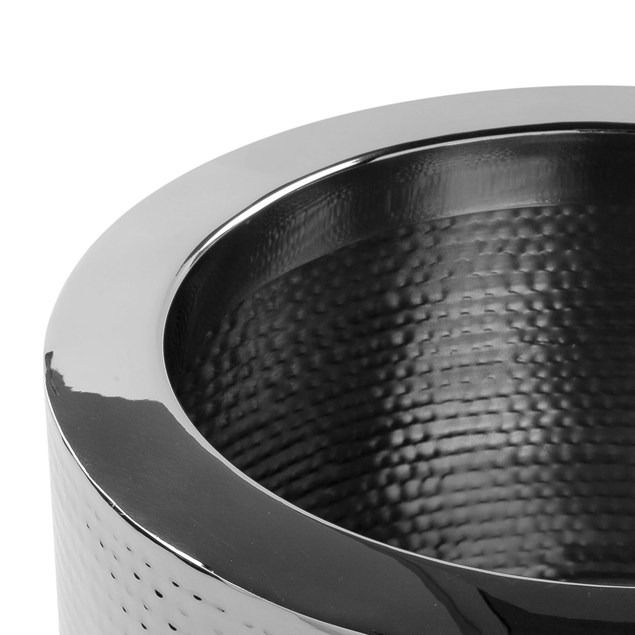 NOSSA Übertopf silberfarben