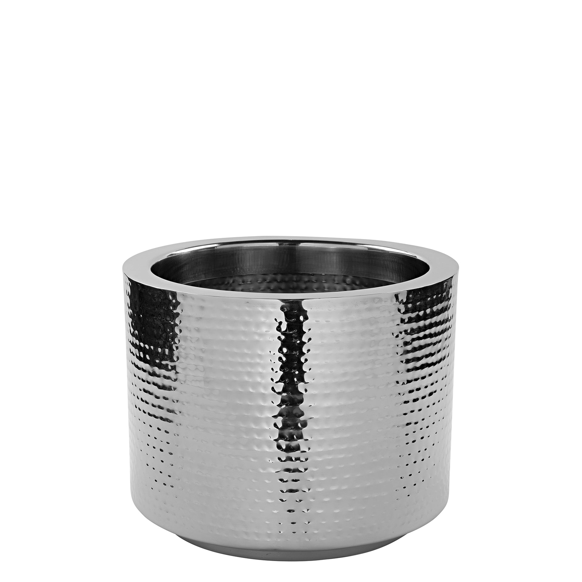 NOSSA Übertopf silberfarben