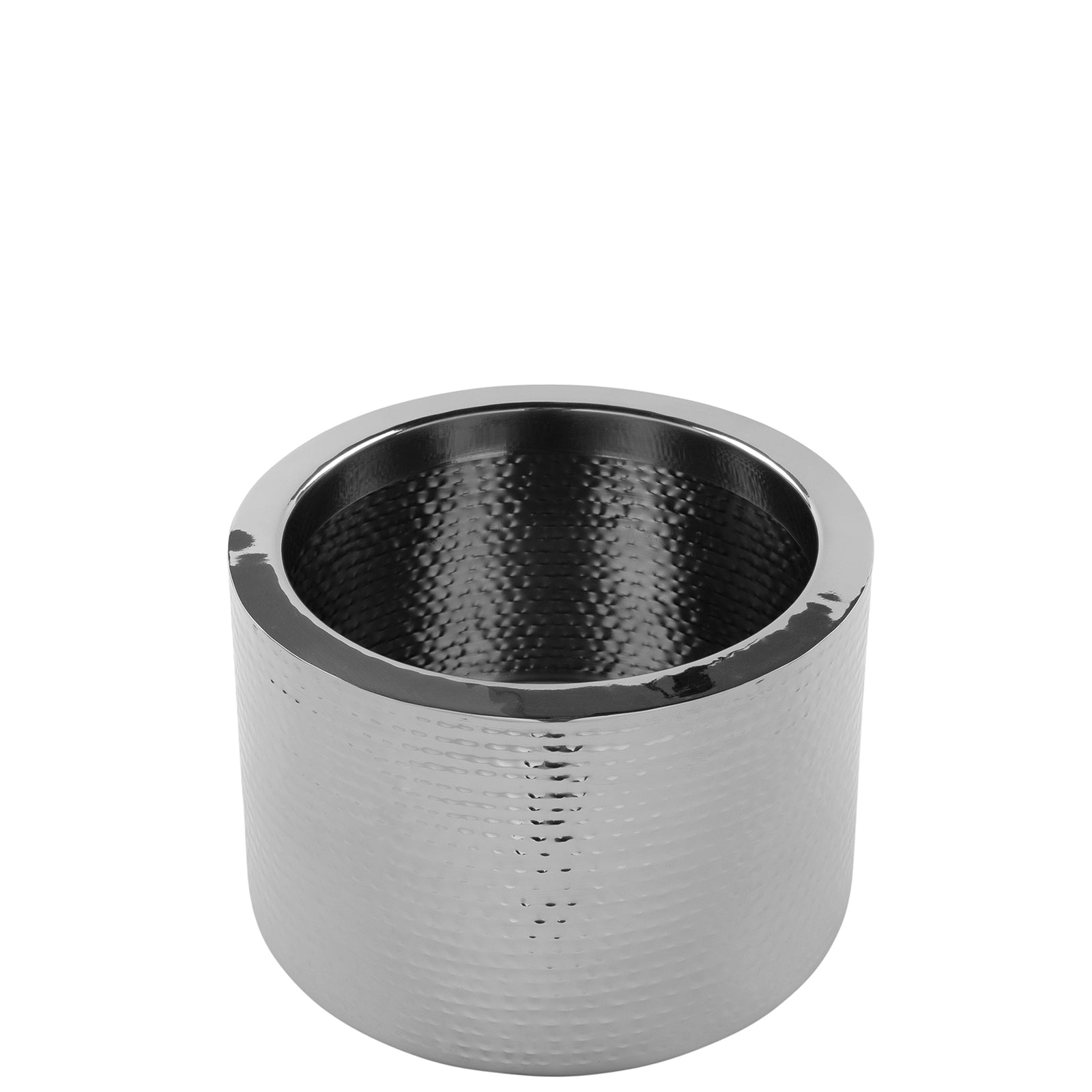 NOSSA Übertopf silberfarben