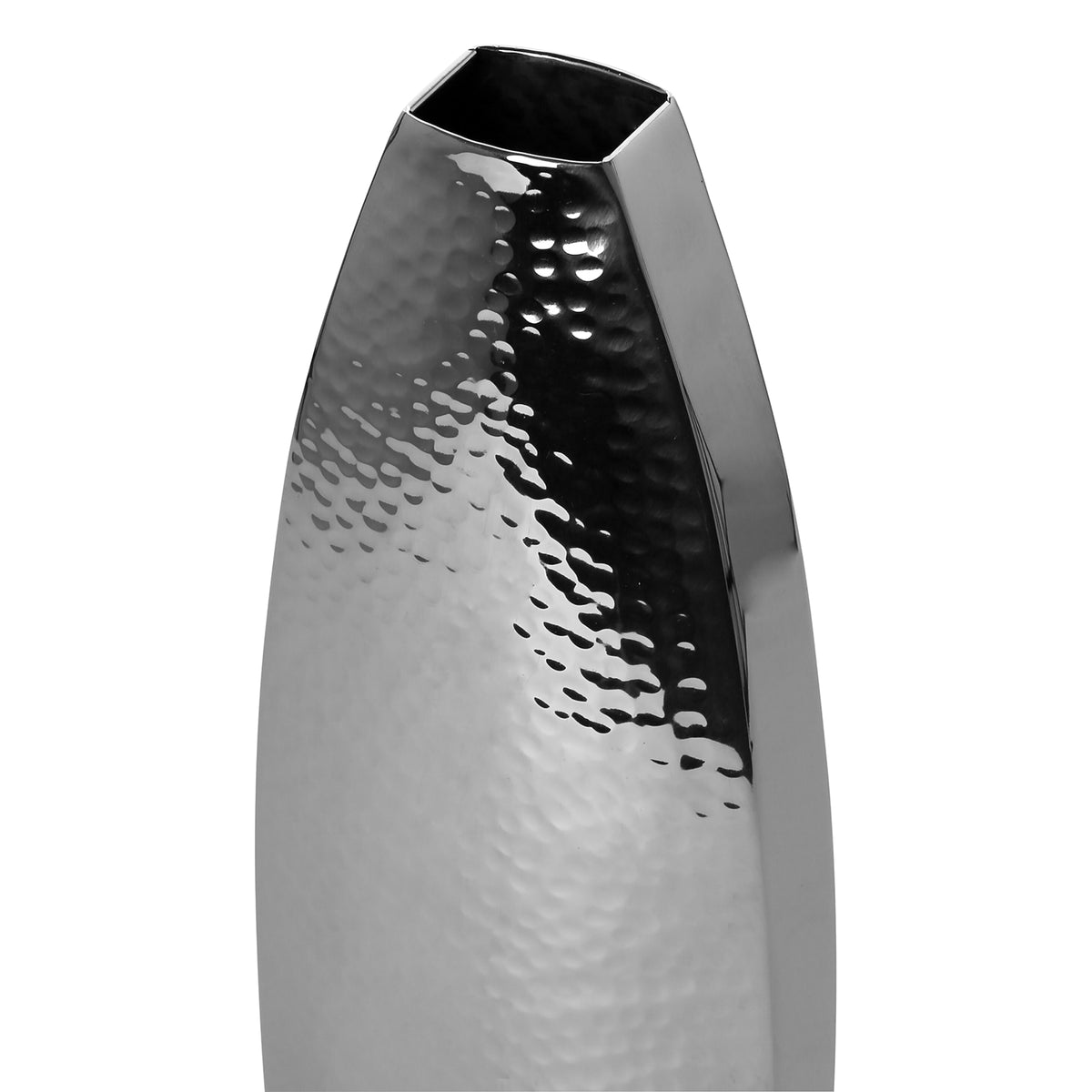 ALETTA Vase silberfarben