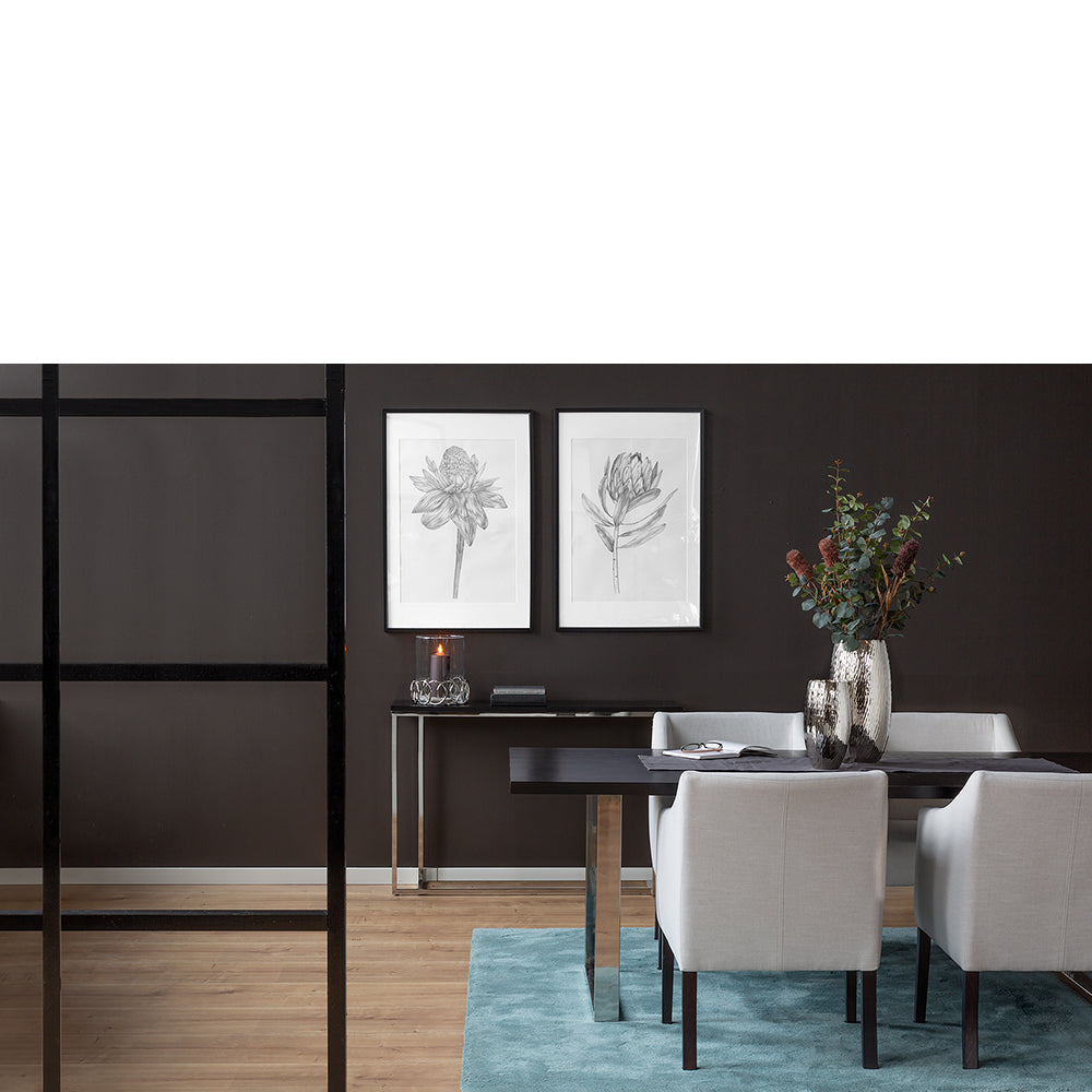 AFRICA Vase silberfarben