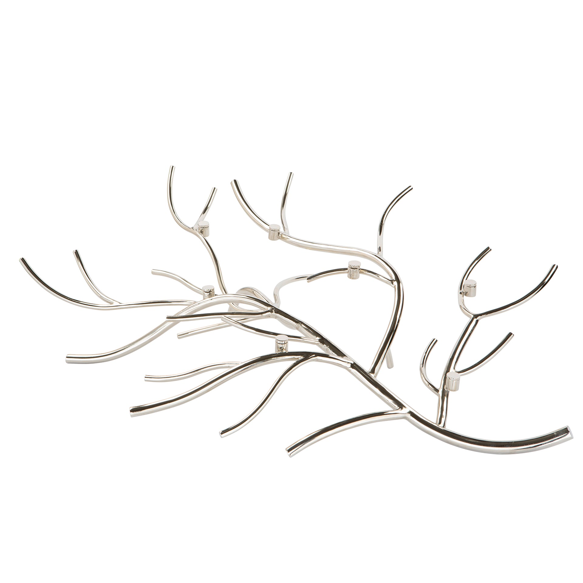 RAMUS Leuchter, 7-flammig silberfarben