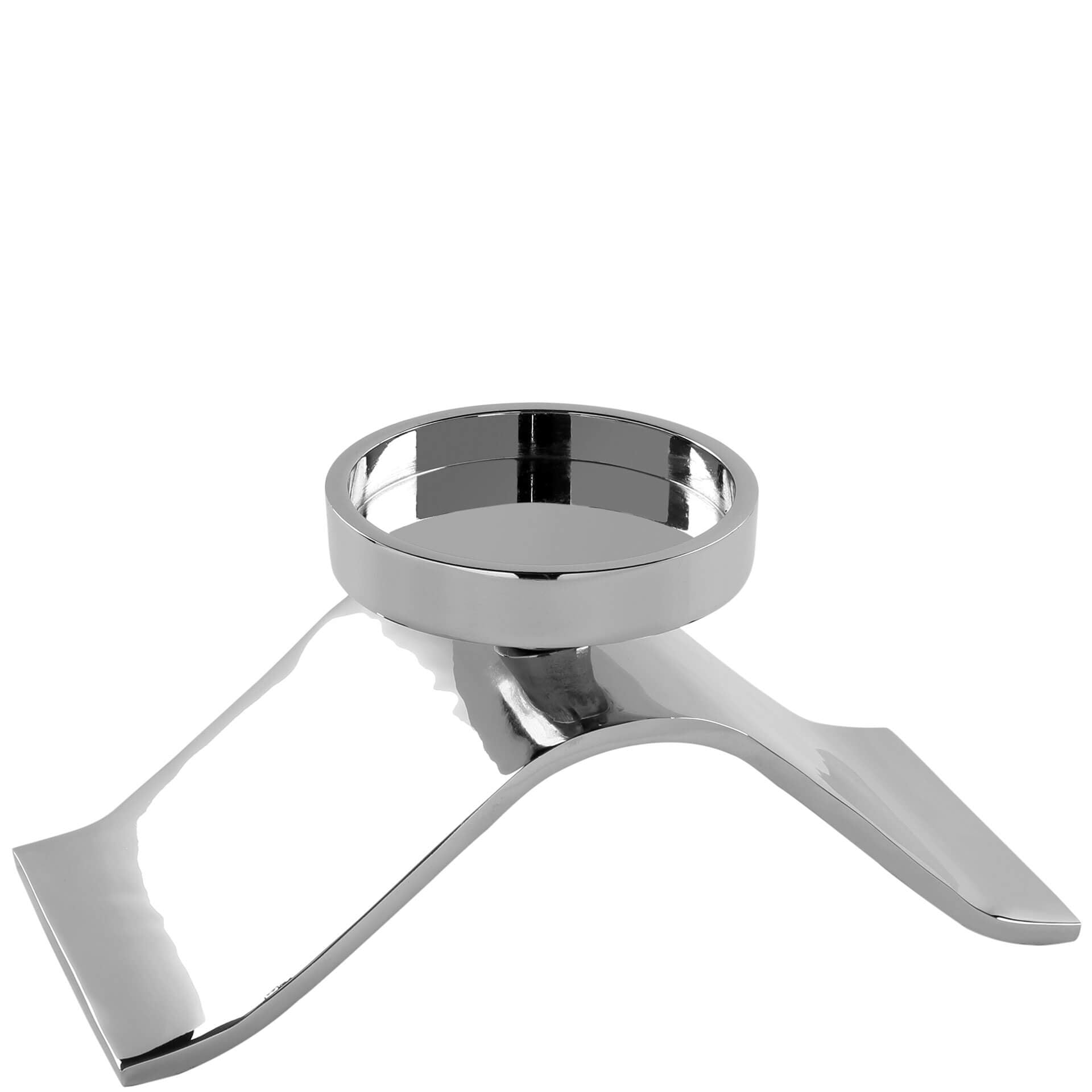 WAVE Stumpenkerzenhalter silberfarben