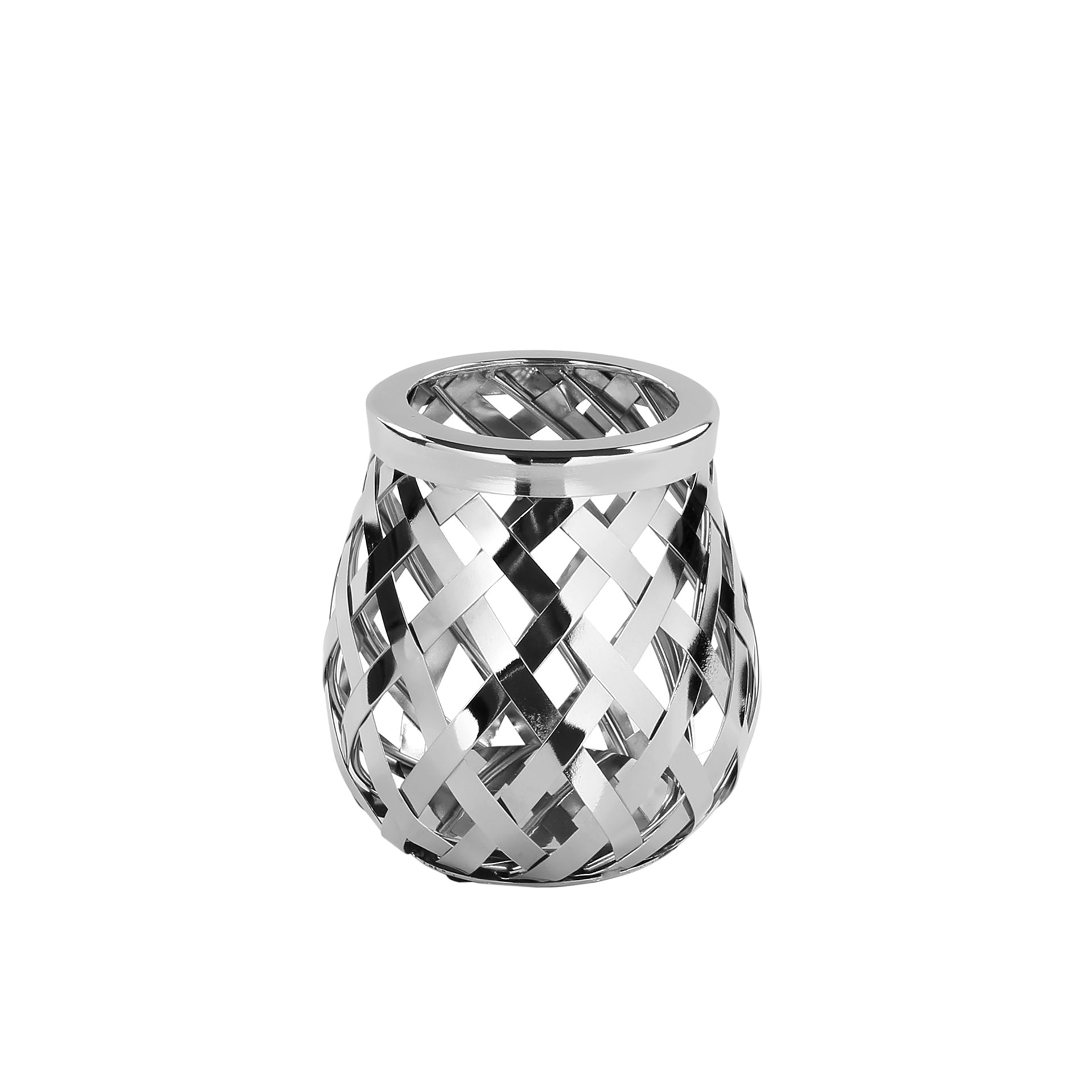 OTIS Windlicht silberfarben