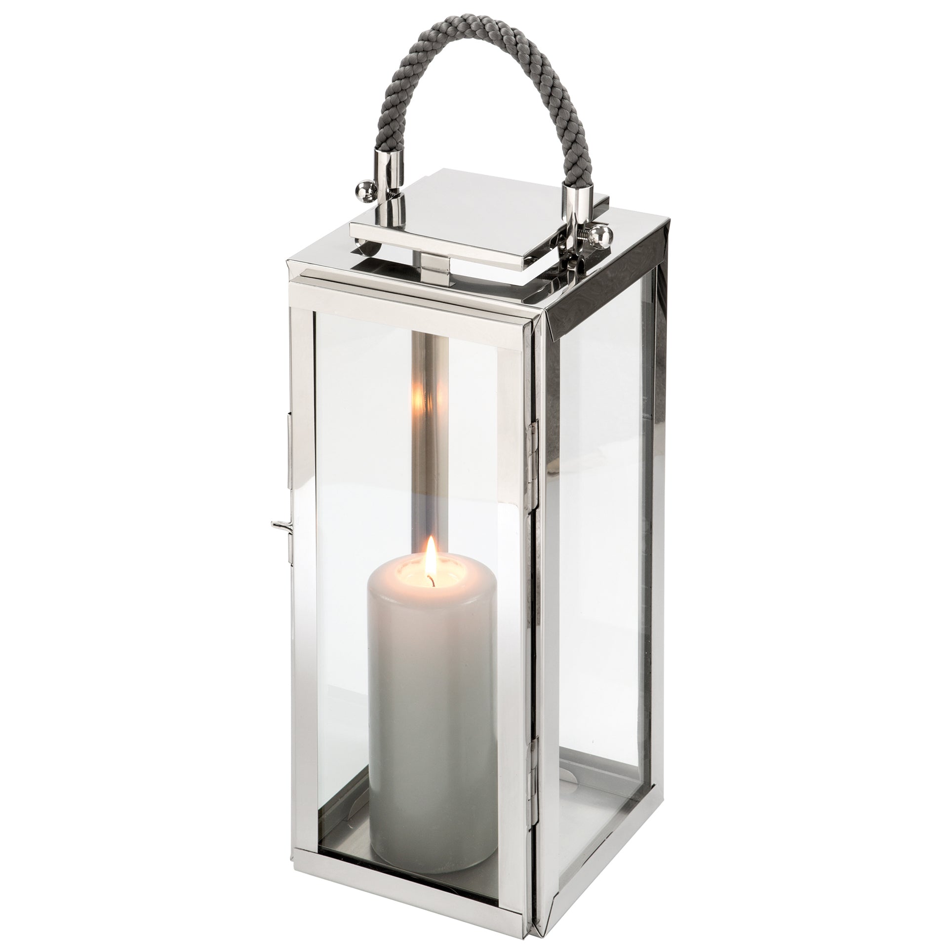 SEVILLA Laterne silberfarben