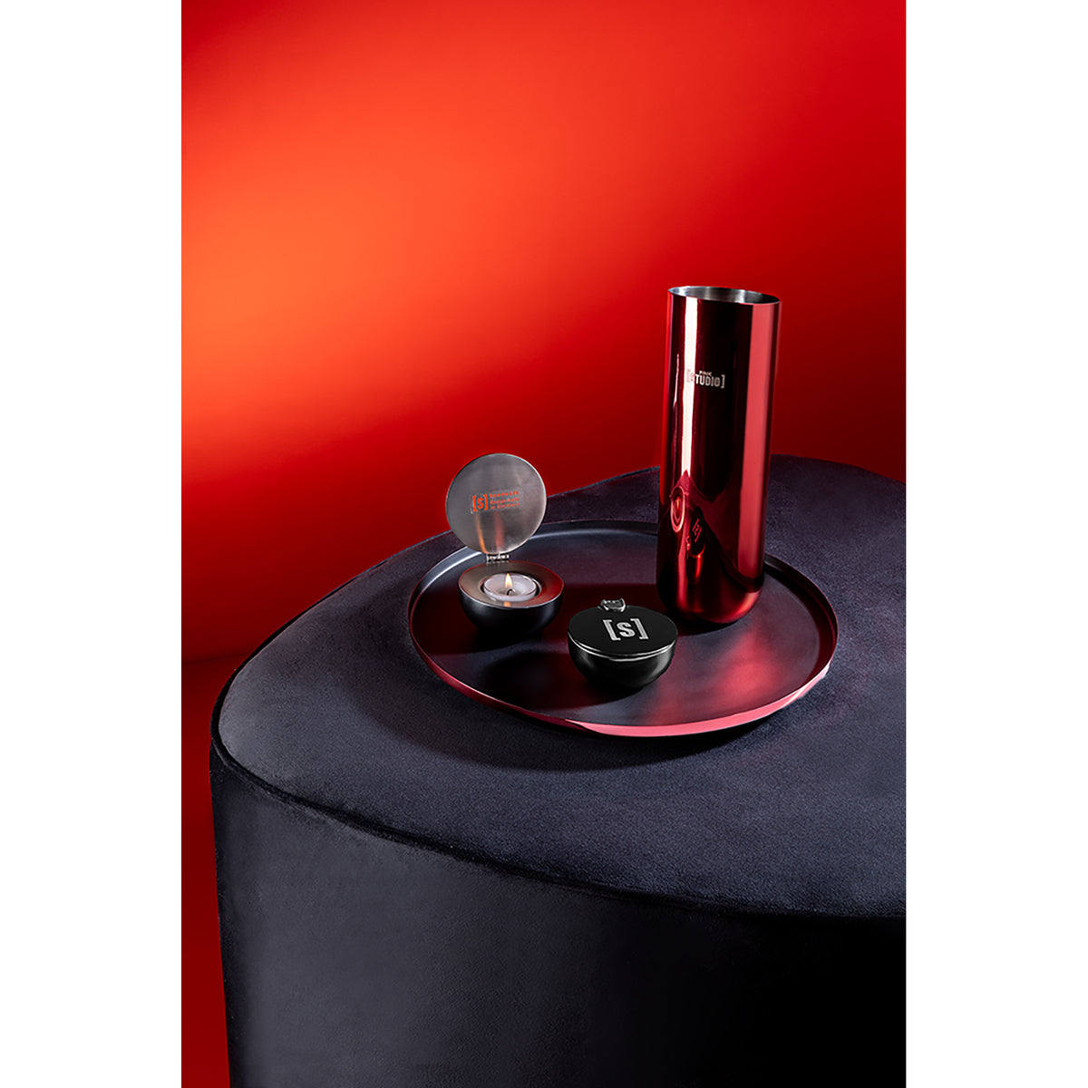 SIT DOWN Pouf schwarz