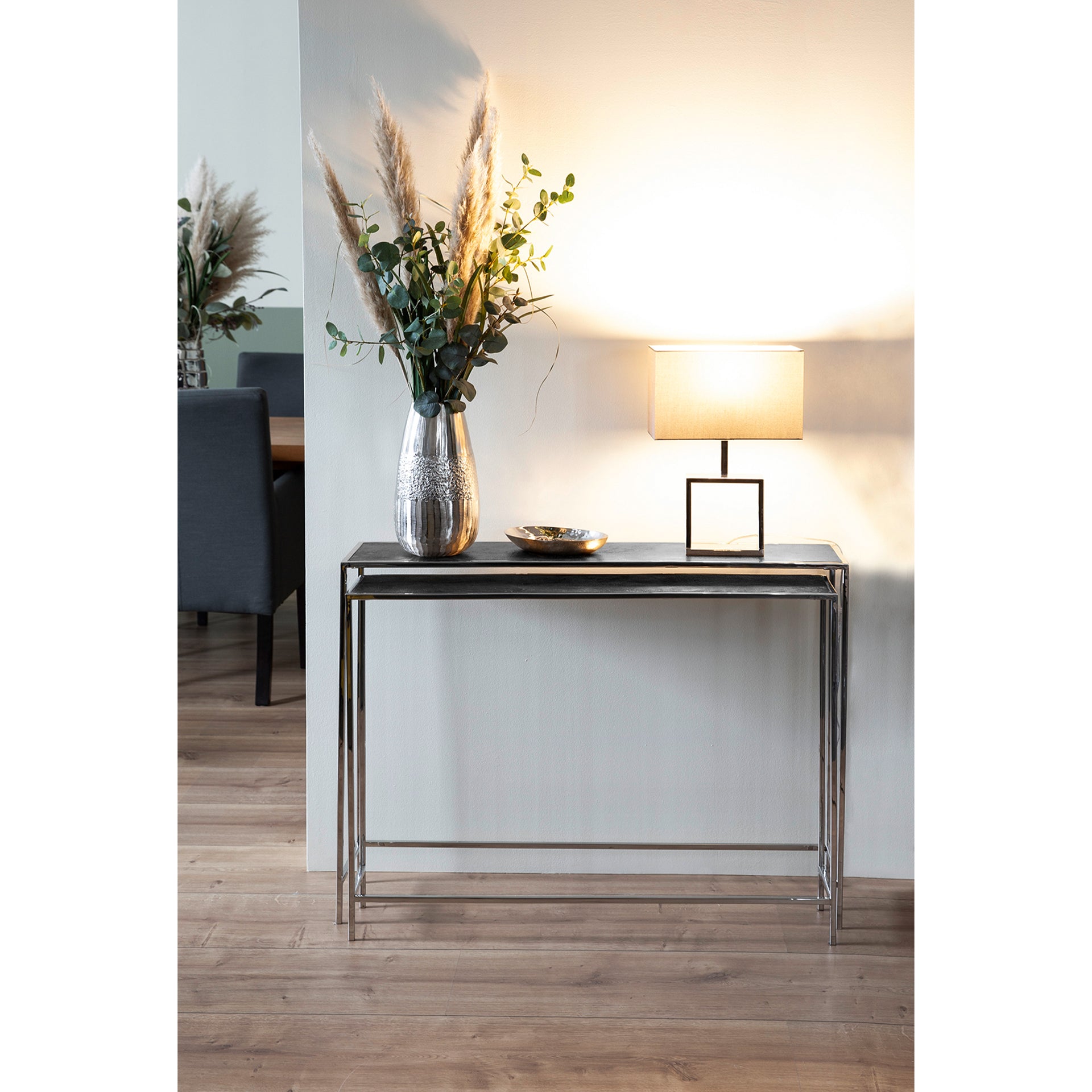 MAURICE Konsoltisch silberfarben
