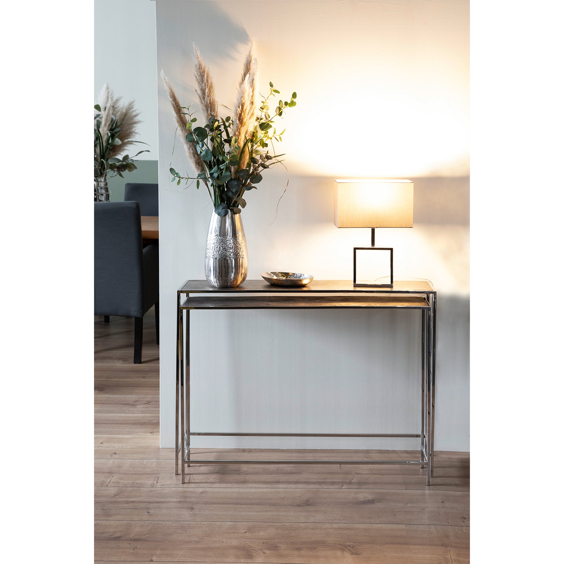 MAURICE Konsoltisch silberfarben