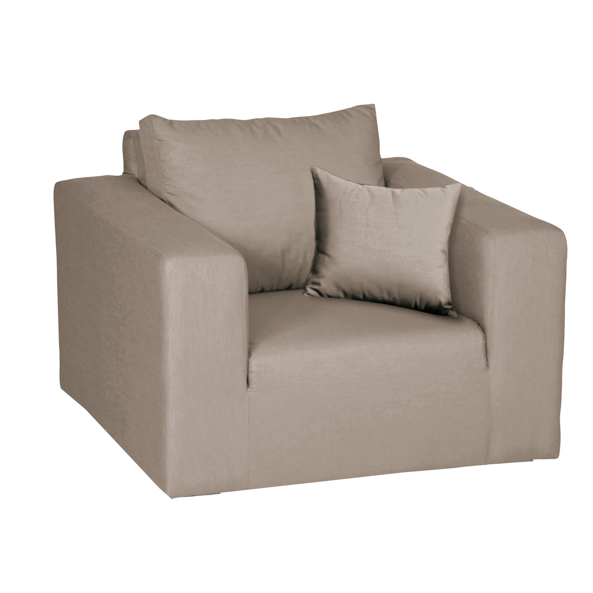 CARLO Komplettbezug für 1 - Sitzer sand