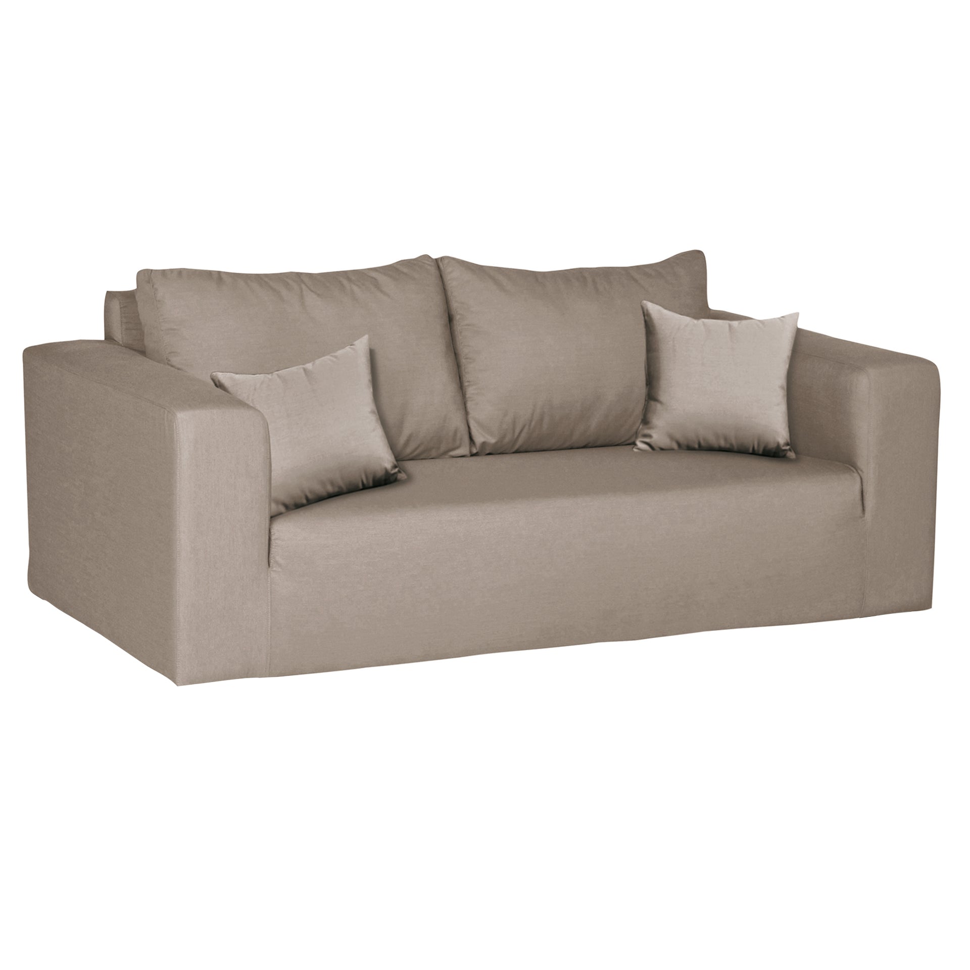 CARLO Komplettbezug für 2 - Sitzer sand