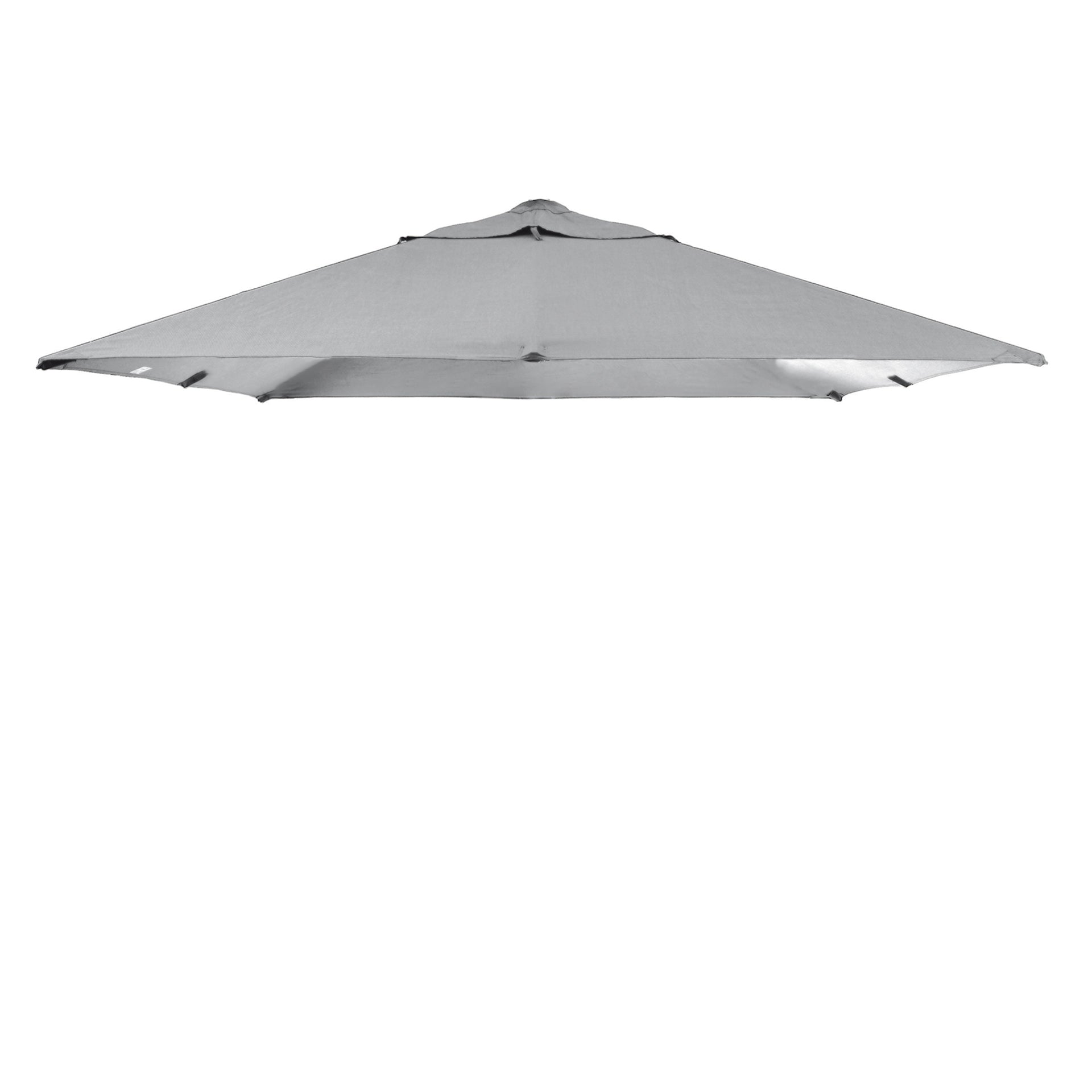 CARLO Komplettbezug für Sonnenschirmgestell hellgrau