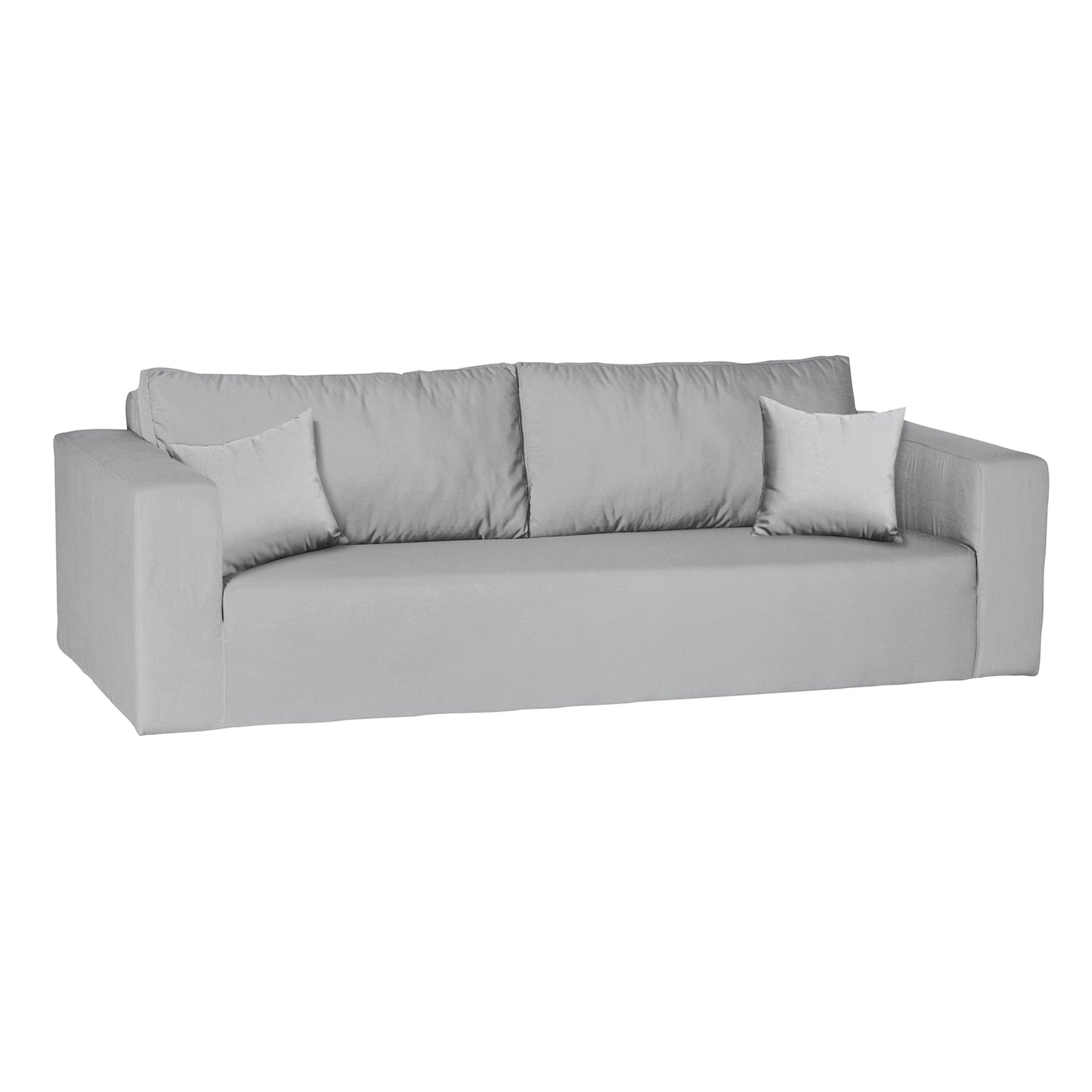 CARLO Komplettbezug für 3 - Sitzer hellgrau