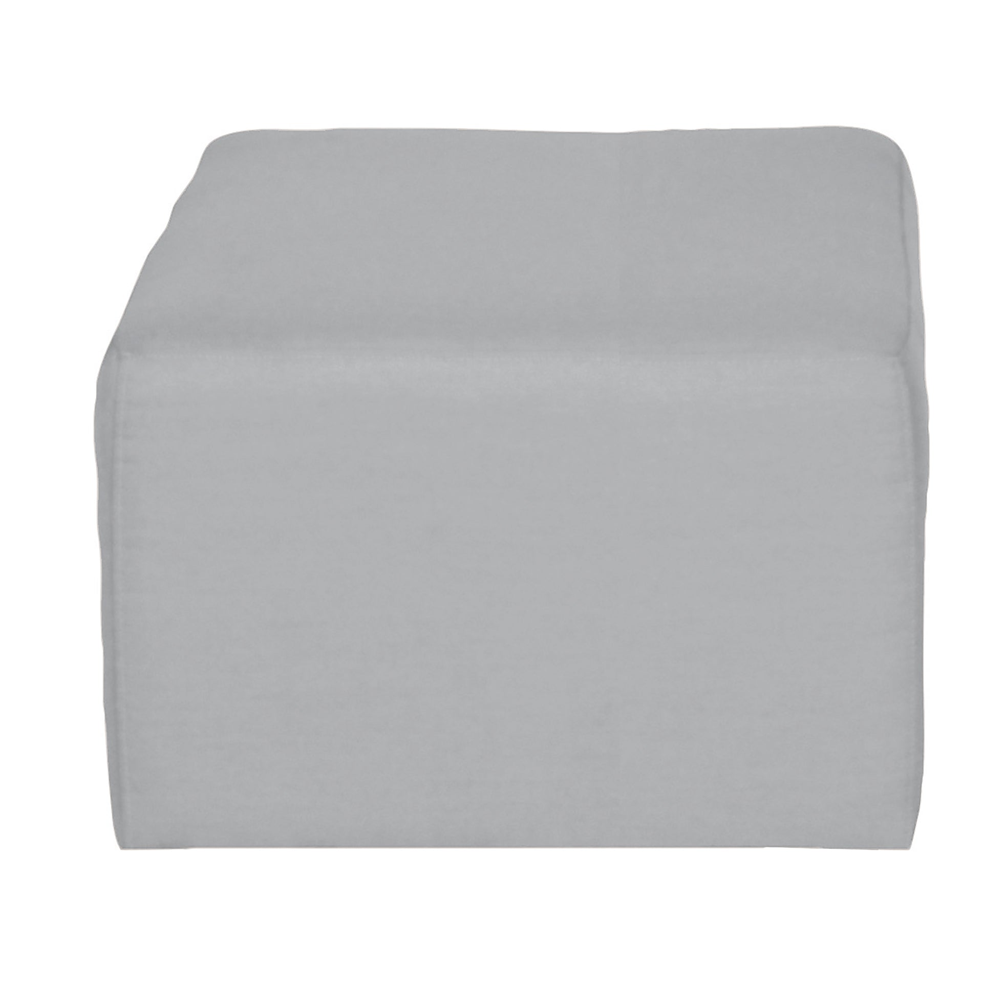 CARLO Komplettbezug für Hocker hellgrau