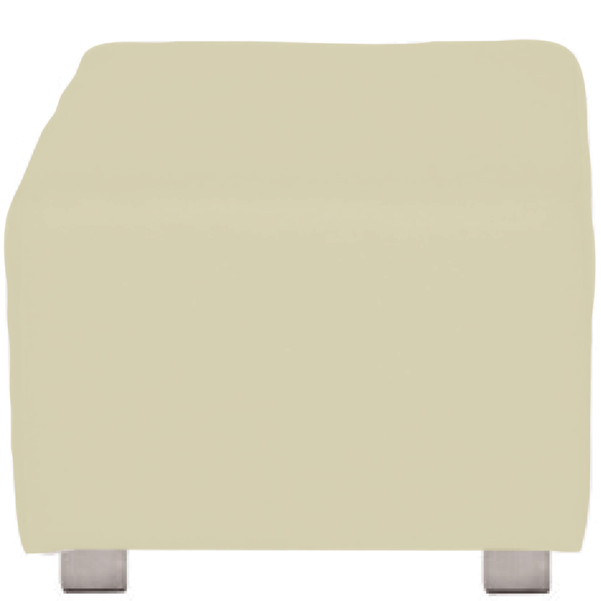 CARLO Komplettbezug für Hocker taupe