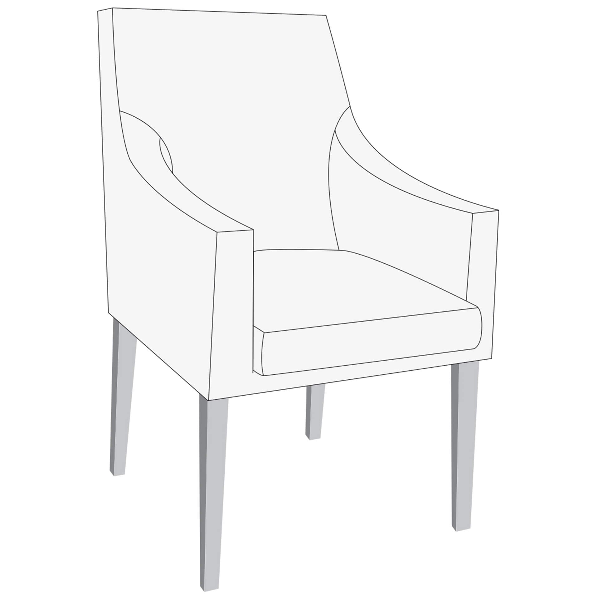 VIGO Sitzmöbel - ohne Bezug weiß