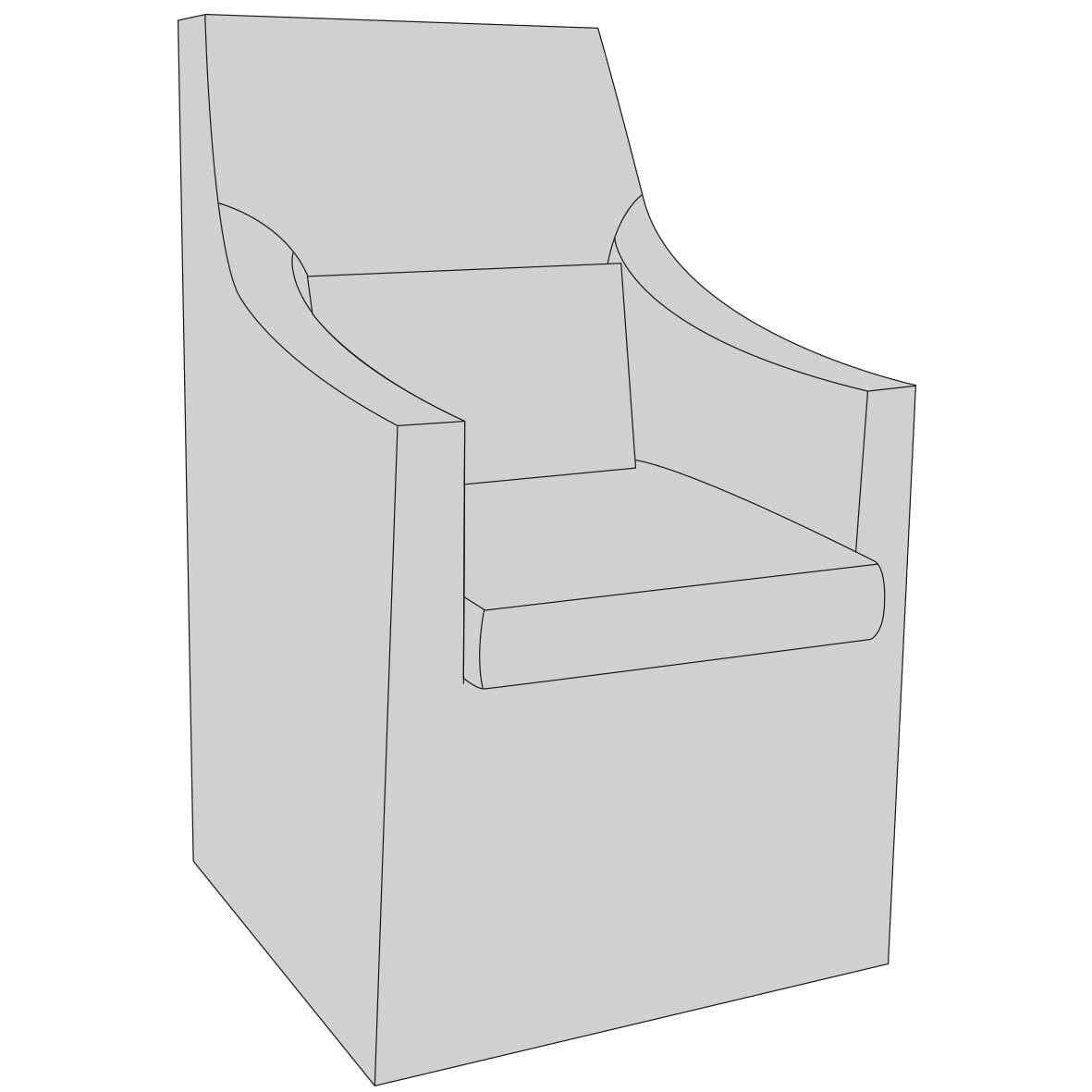 VIGO Komplettbezug lang für Vigo Stuhl stone