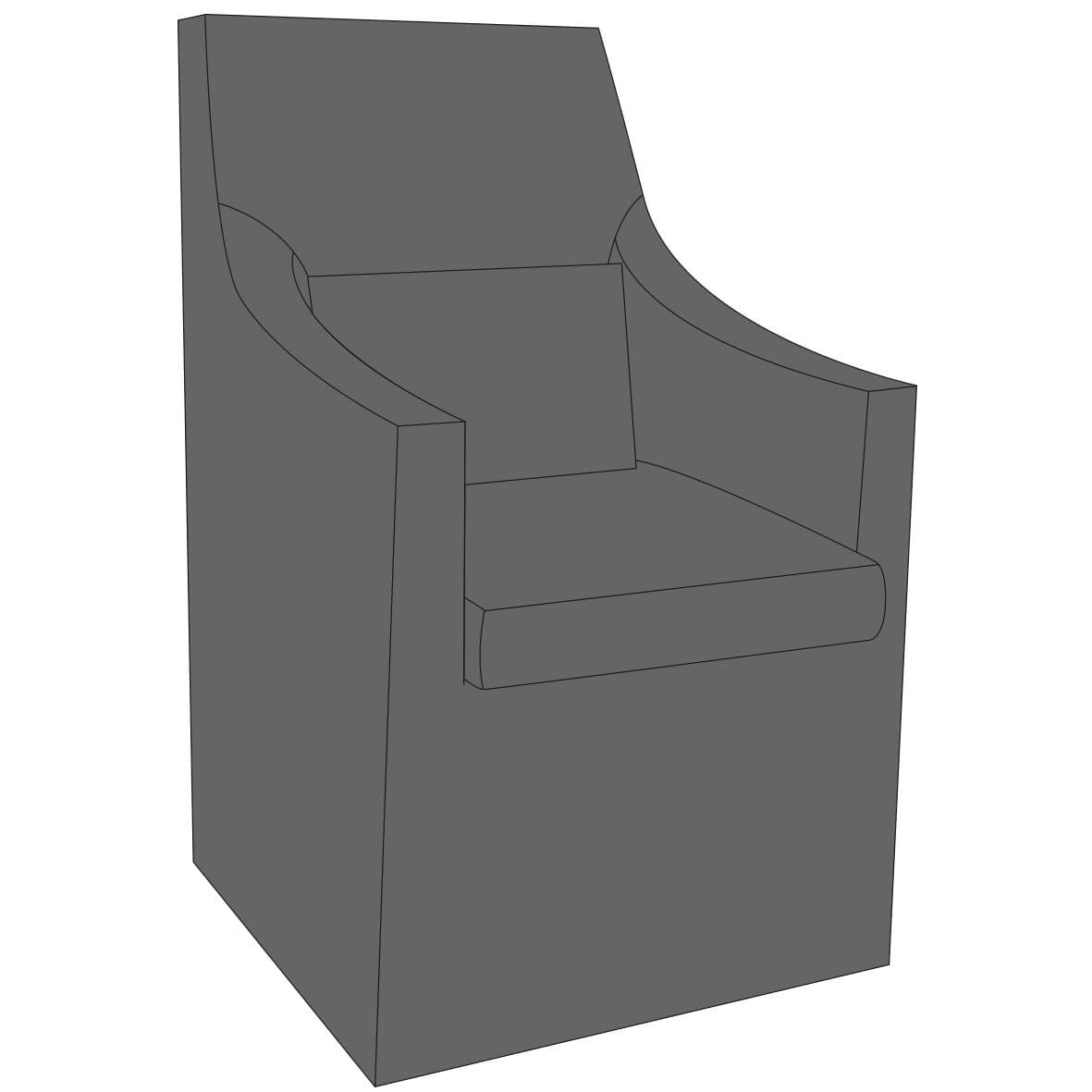 VIGO Komplettbezug lang für Vigo Stuhl anthrazit