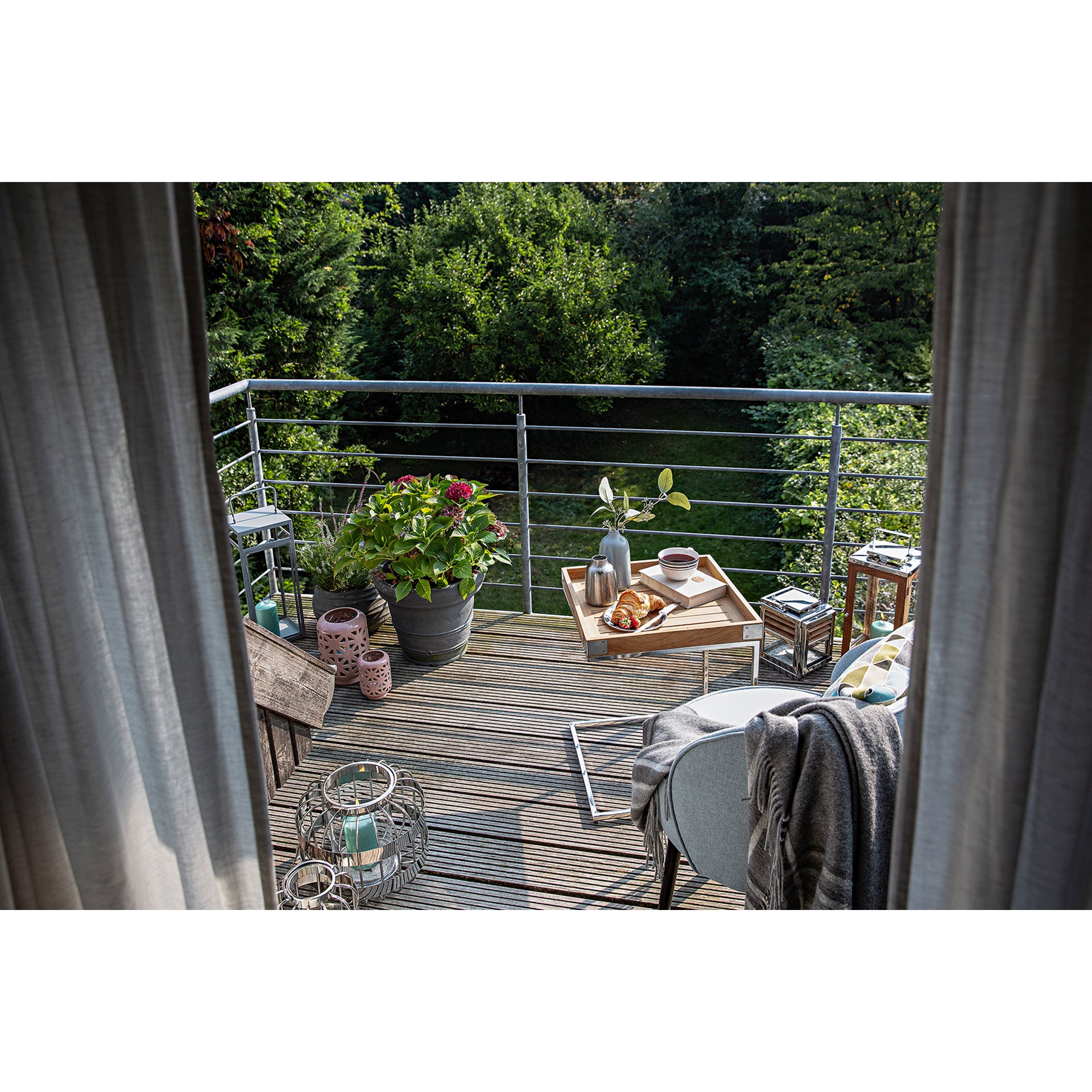 DIEGO Teaktisch natur