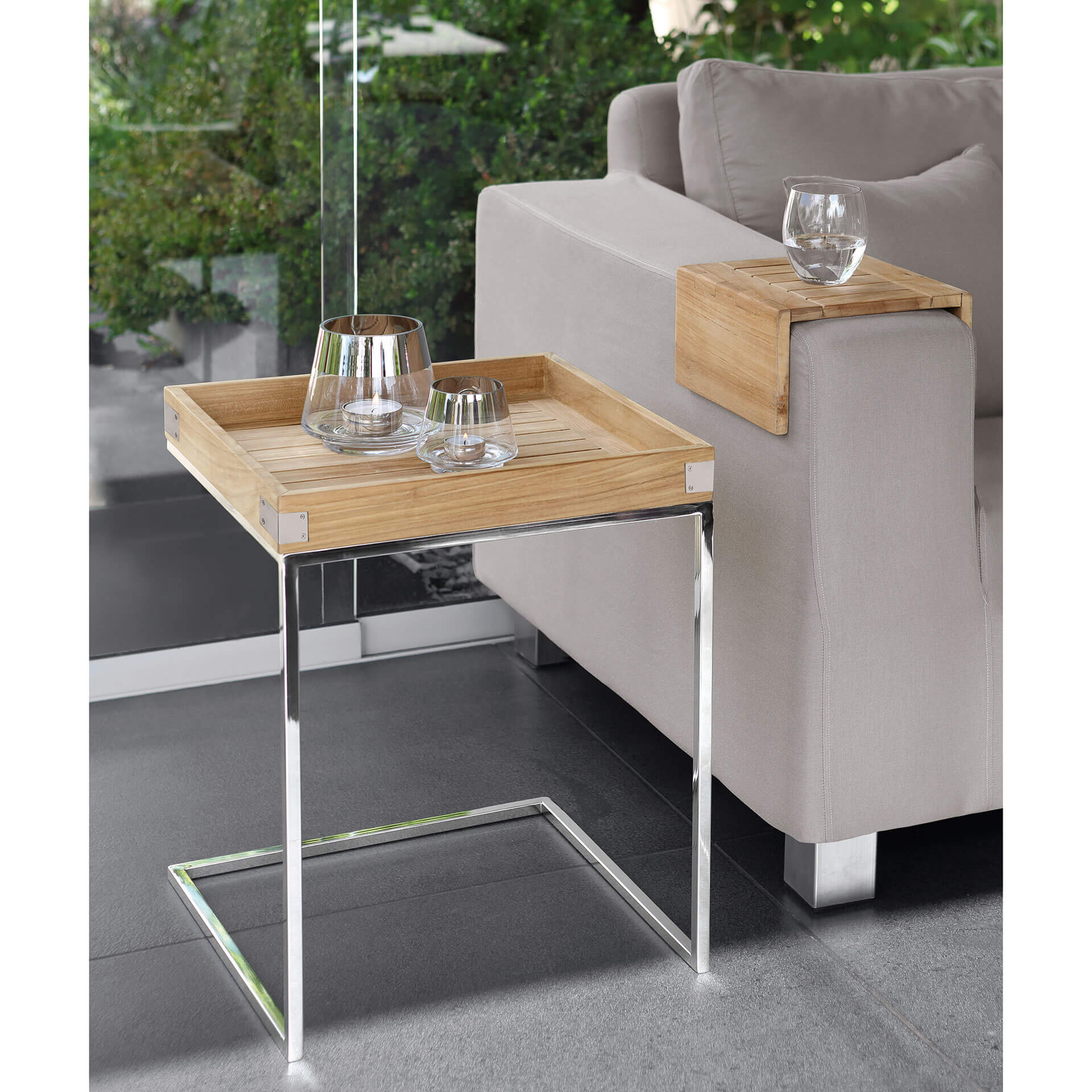 DIEGO Teaktisch natur