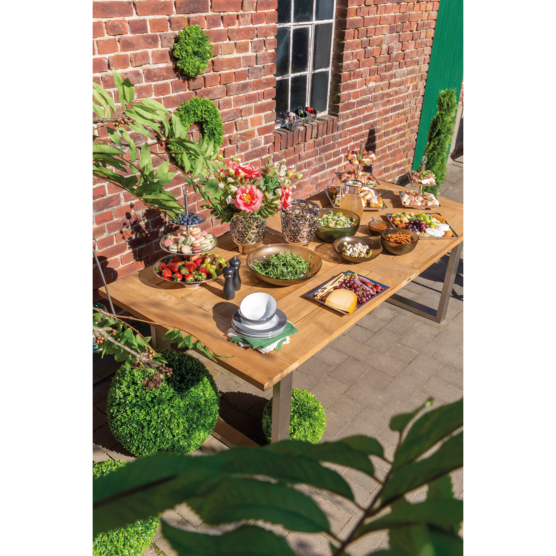 PAOLO Teaktisch natur