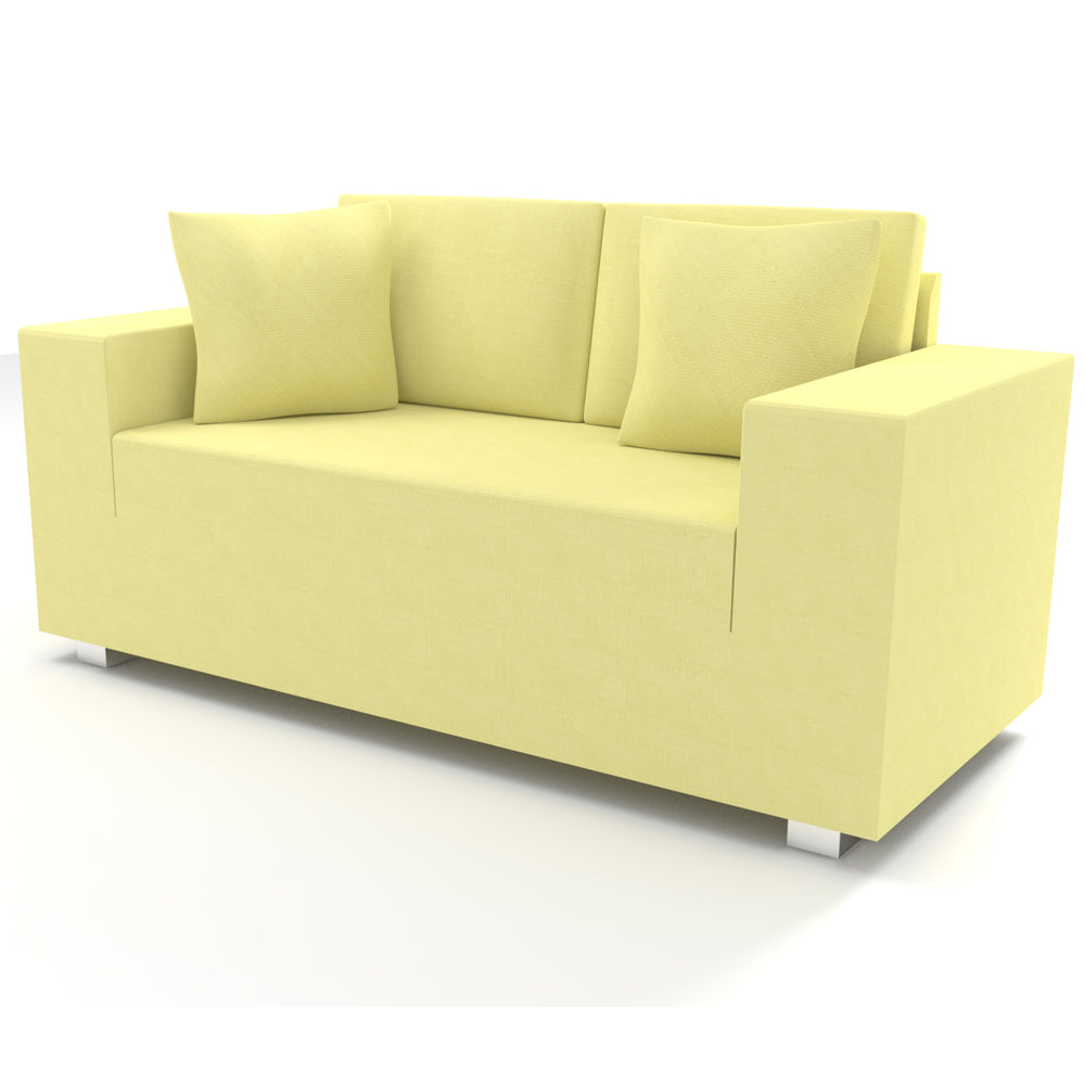 CARLO Komplettbezug für 2 - Sitzer lemon