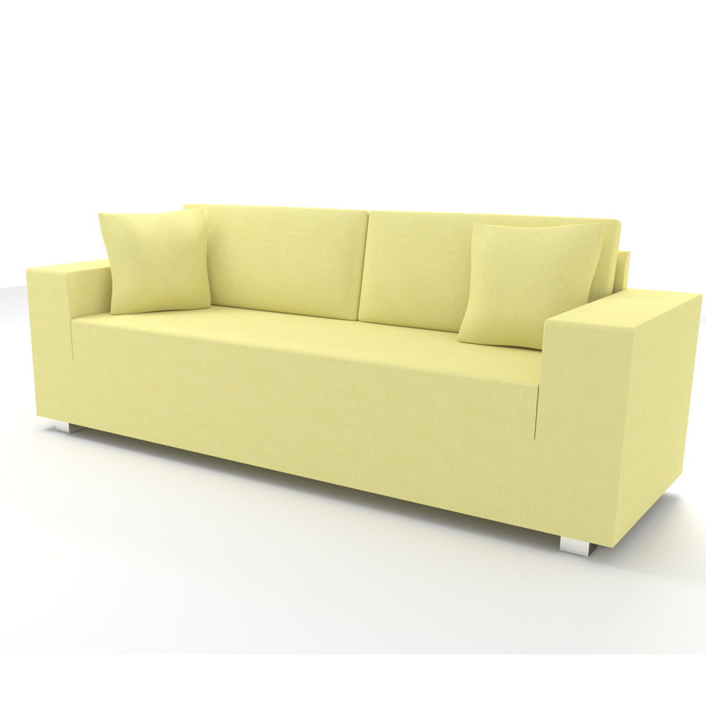 CARLO Komplettbezug für 3 - Sitzer lemon