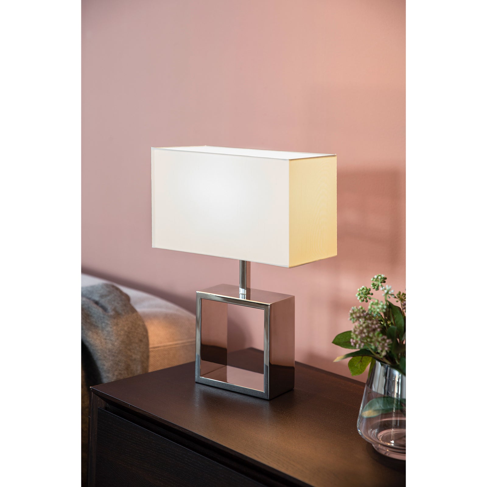 CLASS Tischleuchte Fuß silberfarben