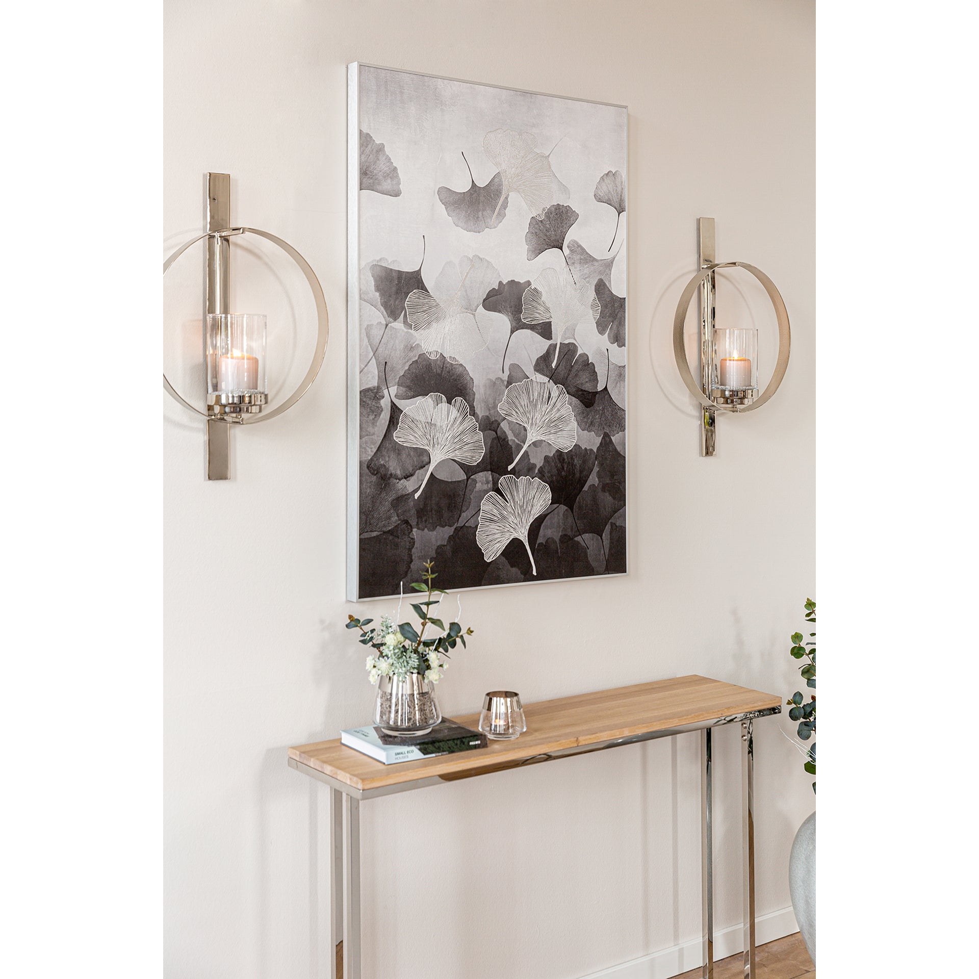 GESA Wanddekoration silber