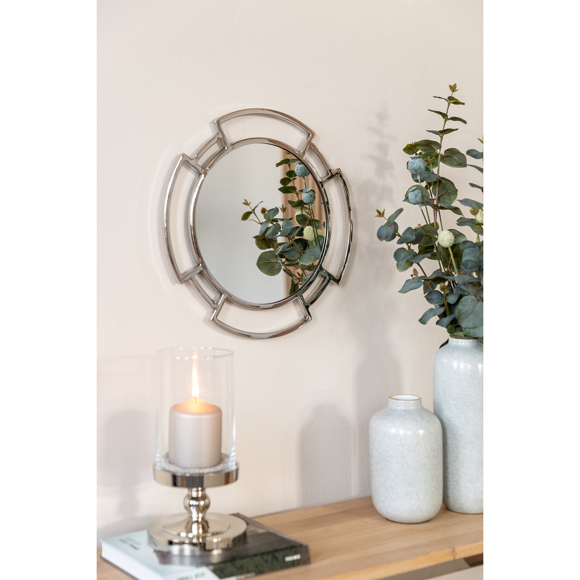 HOMMAGE Spiegel silberfarben