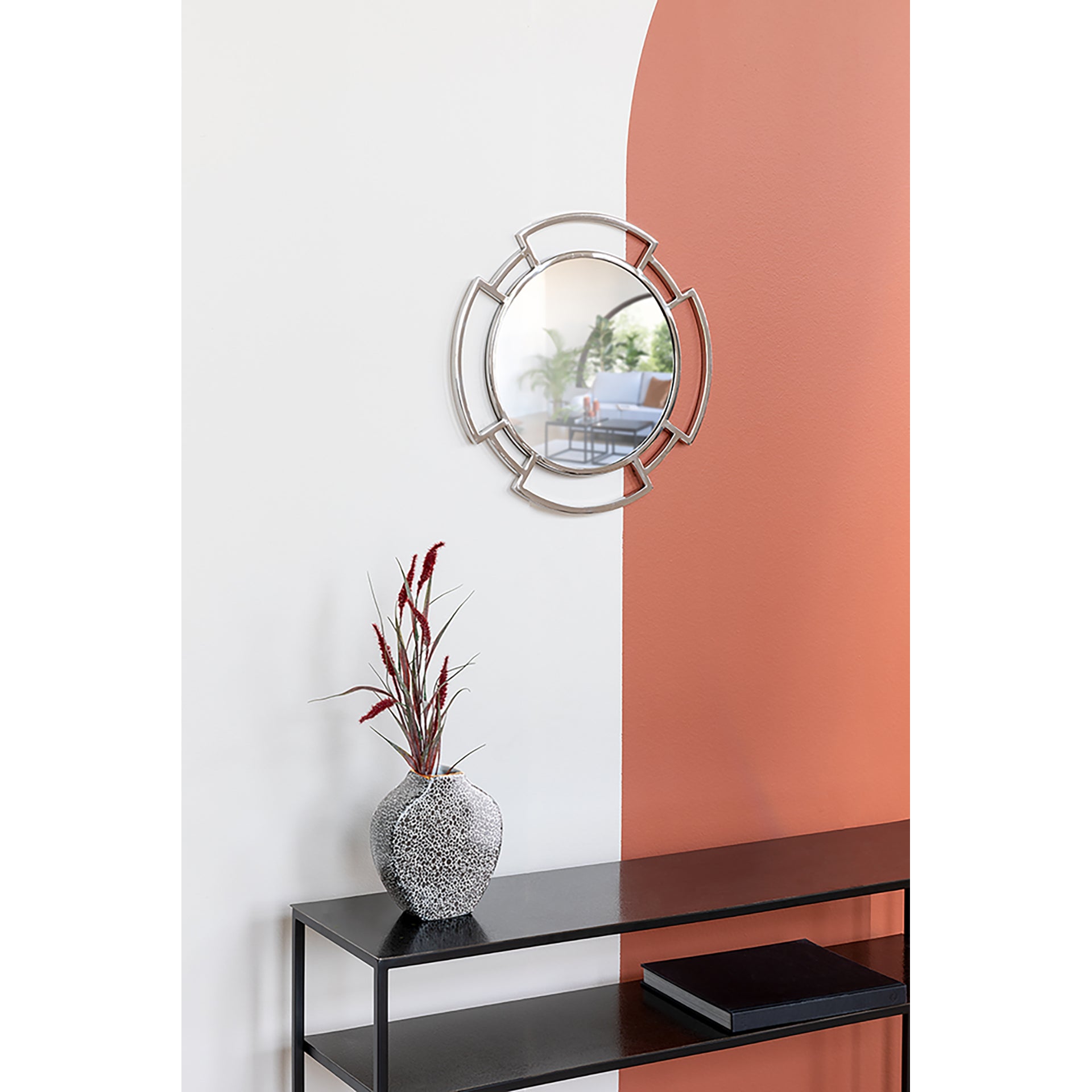 HOMMAGE Spiegel silberfarben