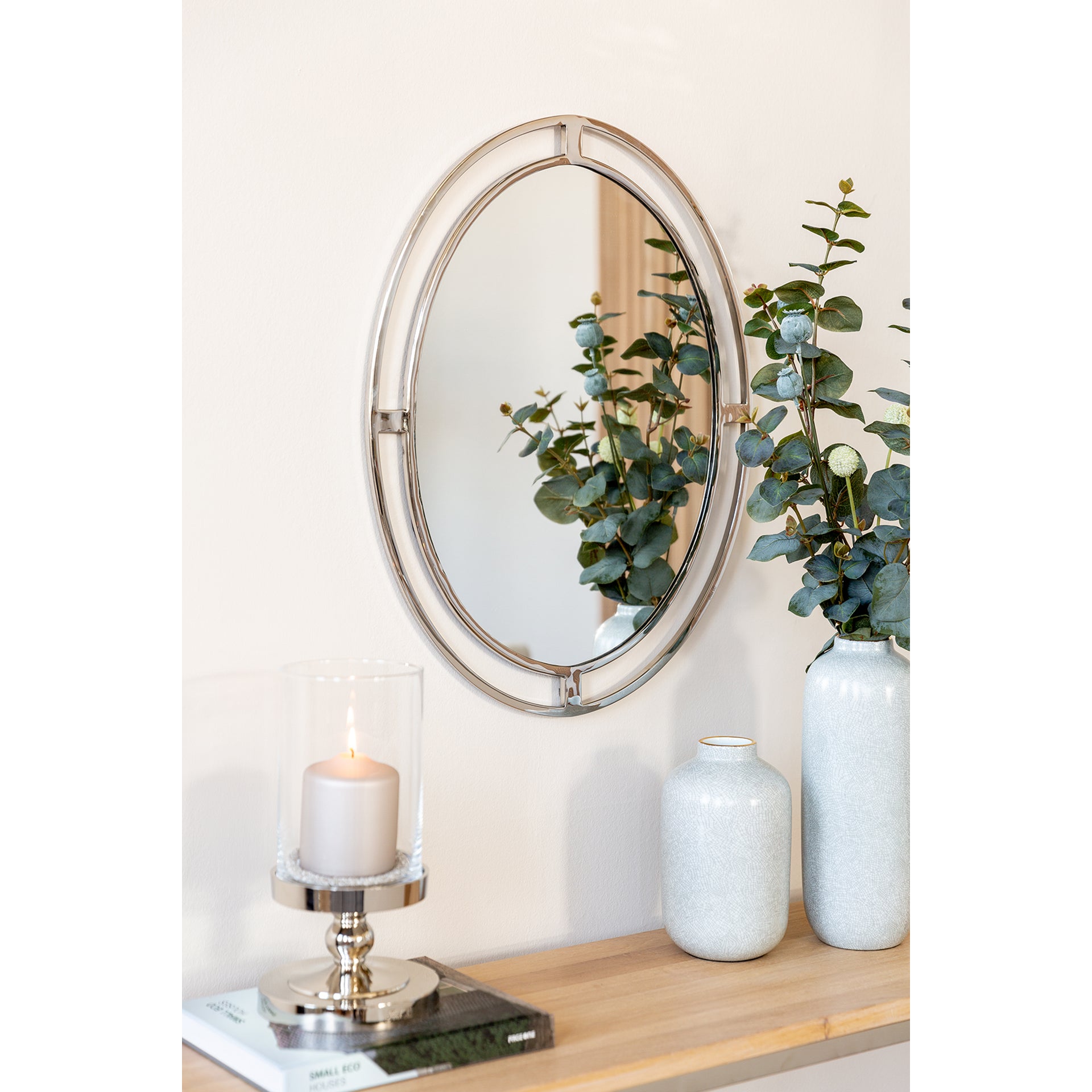 JUSTINE Spiegel silberfarben